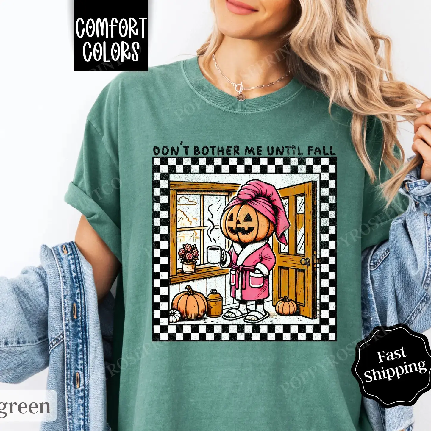 Funny Introvert Fall Shirt for Women, Oversized Autumn Graphic Tee, Pumpkin October Vibes Top - photo 4