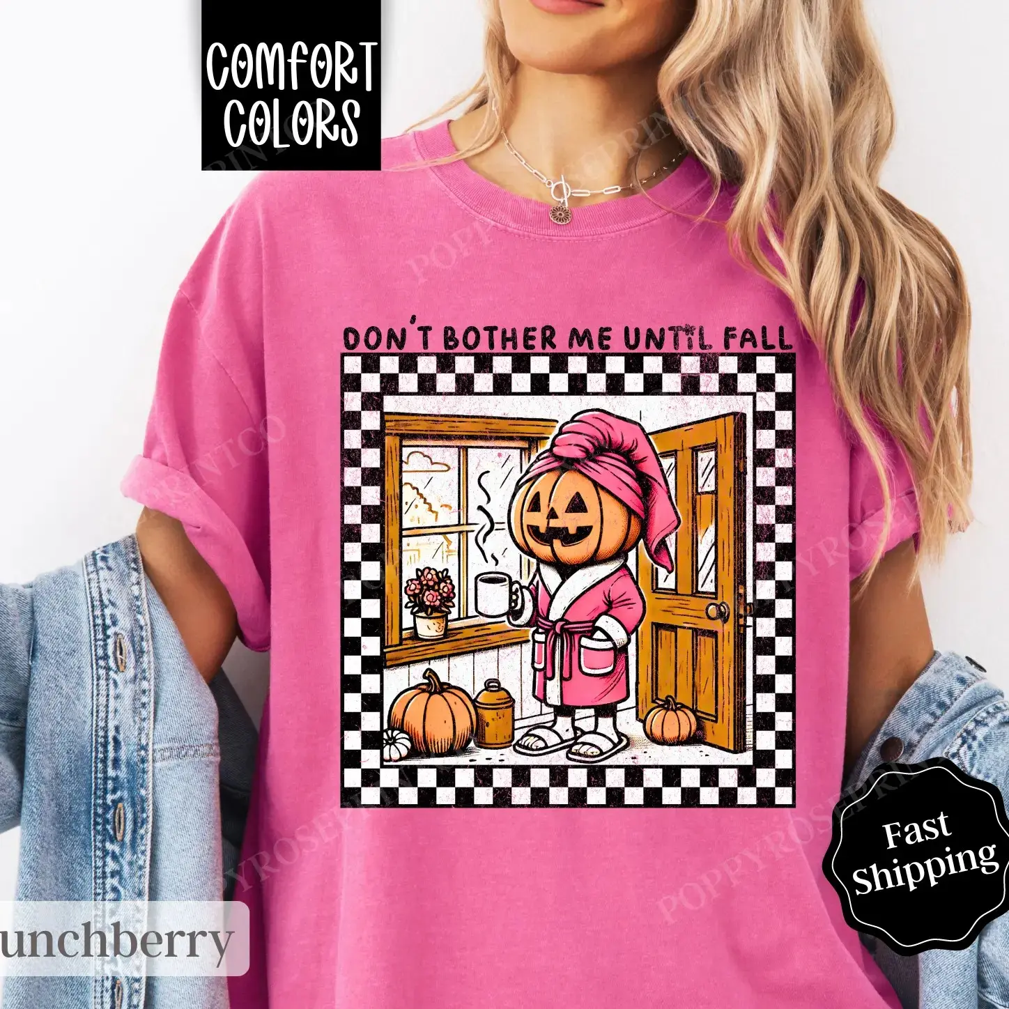 Funny Introvert Fall Shirt for Women, Oversized Autumn Graphic Tee, Pumpkin October Vibes Top - photo 5