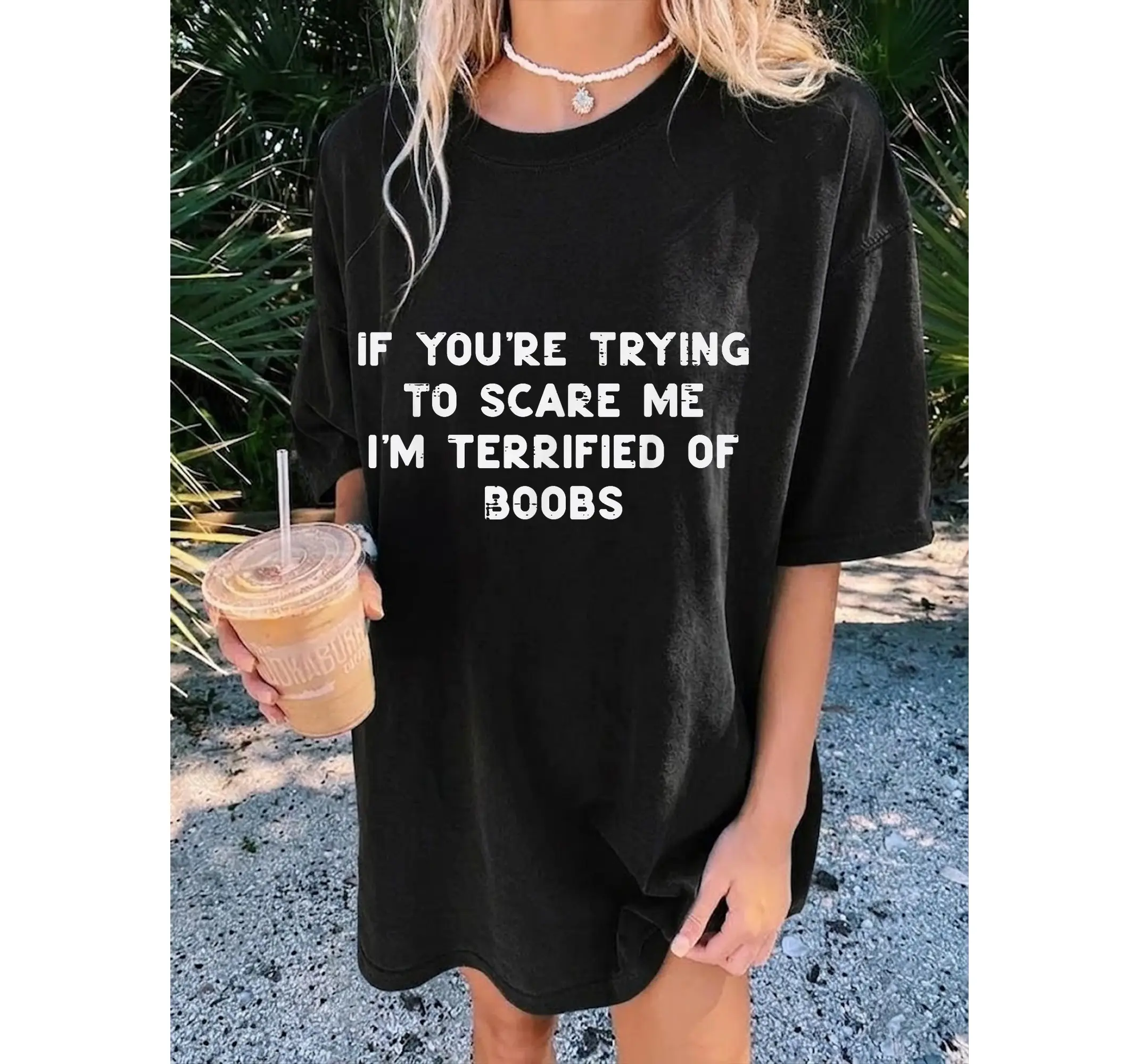 Funny Mens Halloween Shirt, Sarcastic Adult Gag Scare Me Joke Humor Graphic Tee - photo 2