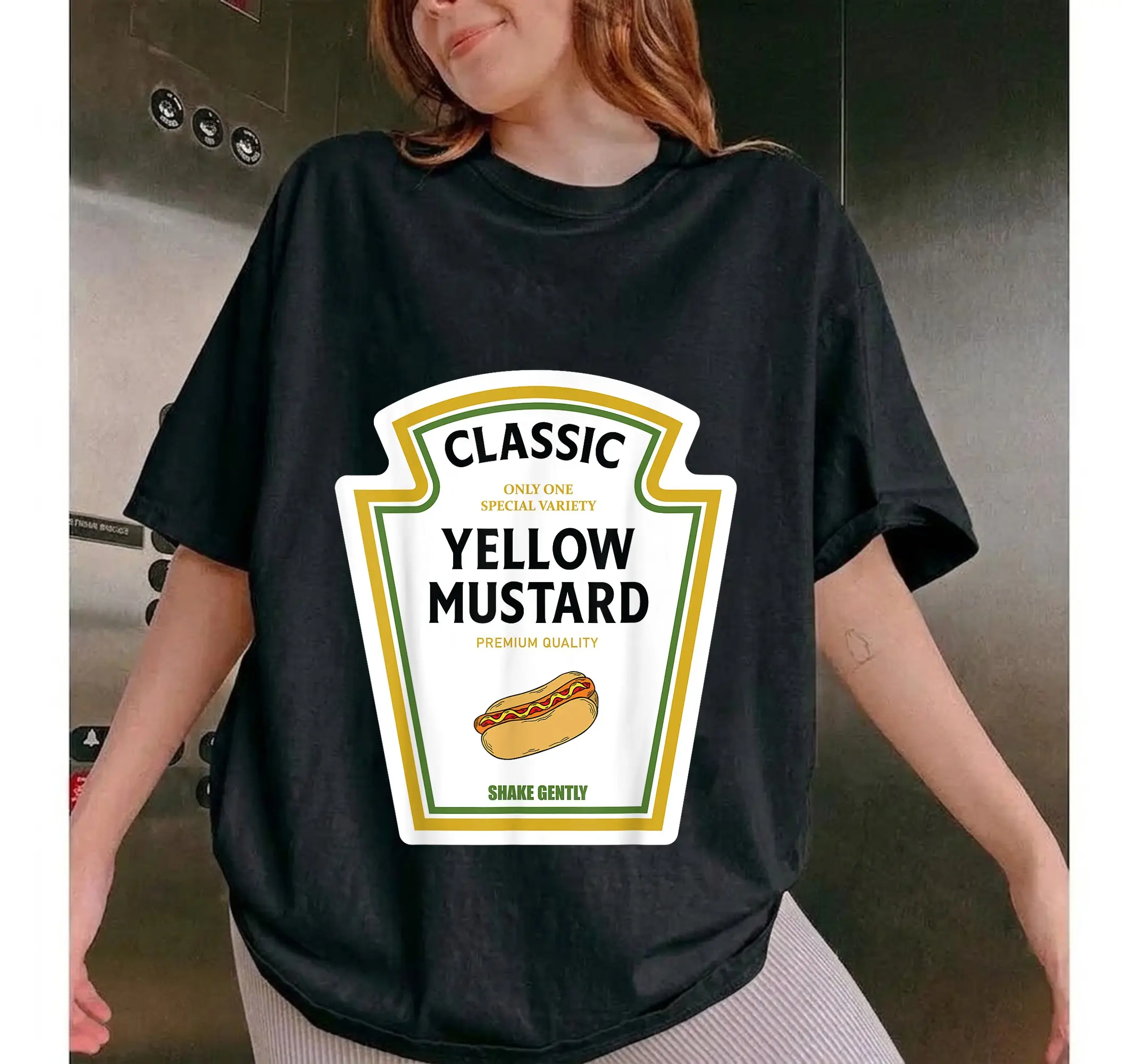 Funny Mustard Shirt, Family Matching Condiment Halloween Costume Tee, Ketchup Mayo Group Outfit