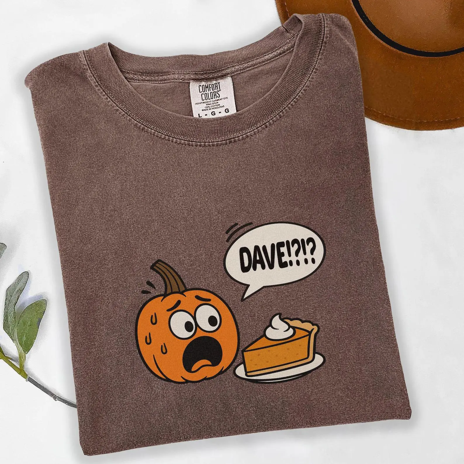 Comfort Colors Funny Pumpkin Pie Shirt, Meme Humor Fall Graphic Tee, Thanksgiving Dinner Outfit - photo 3