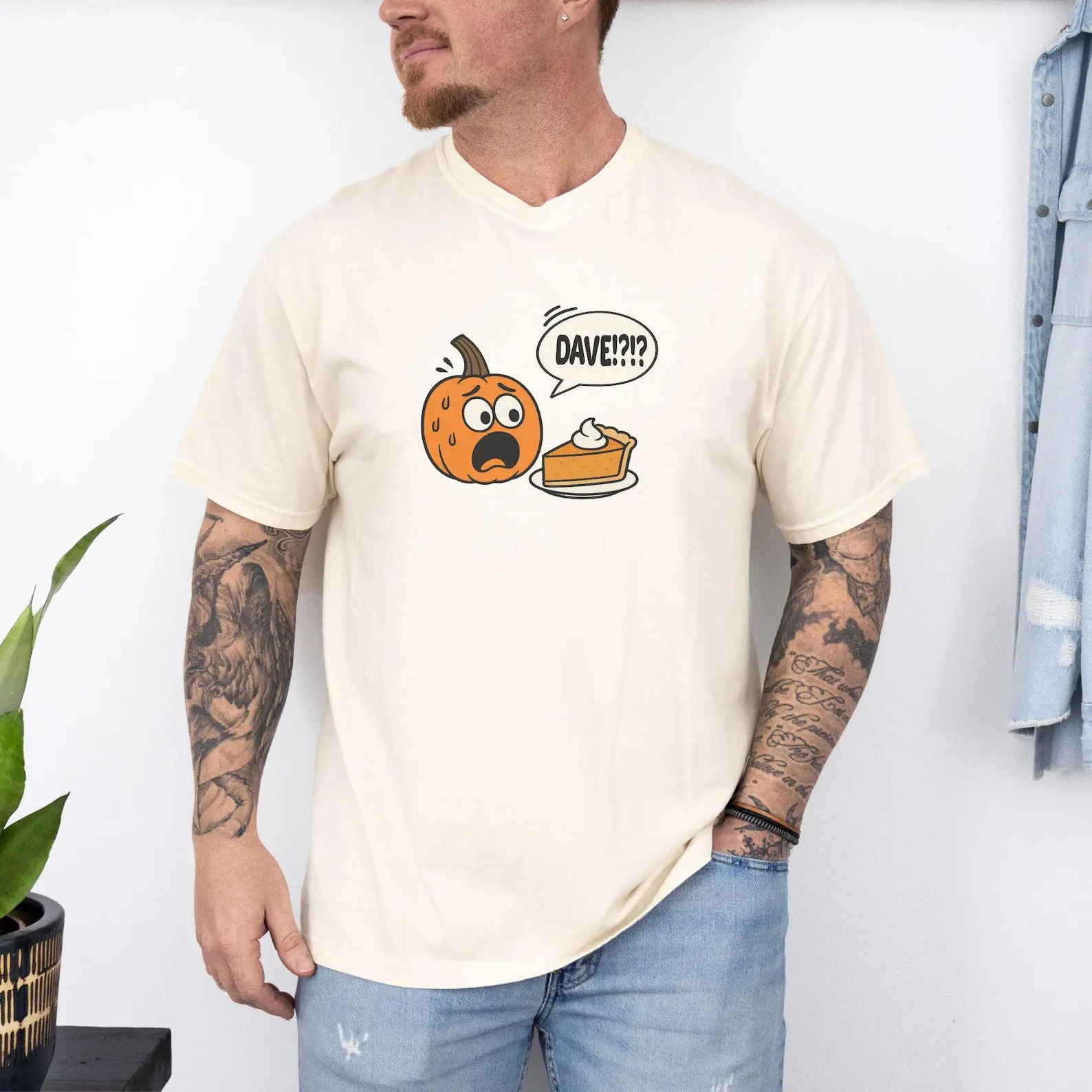 Comfort Colors Funny Pumpkin Pie Shirt, Meme Humor Fall Graphic Tee, Thanksgiving Dinner Outfit - photo 4