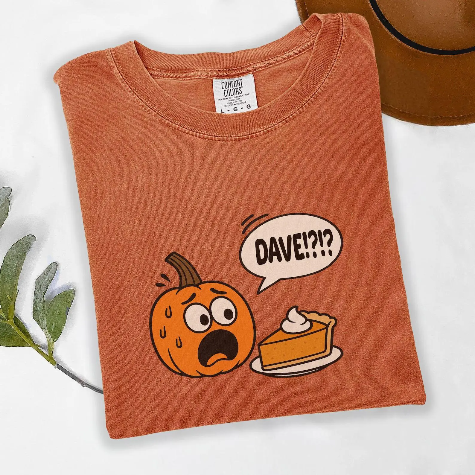 Comfort Colors Funny Pumpkin Pie Shirt, Meme Humor Fall Graphic Tee, Thanksgiving Dinner Outfit - photo 5