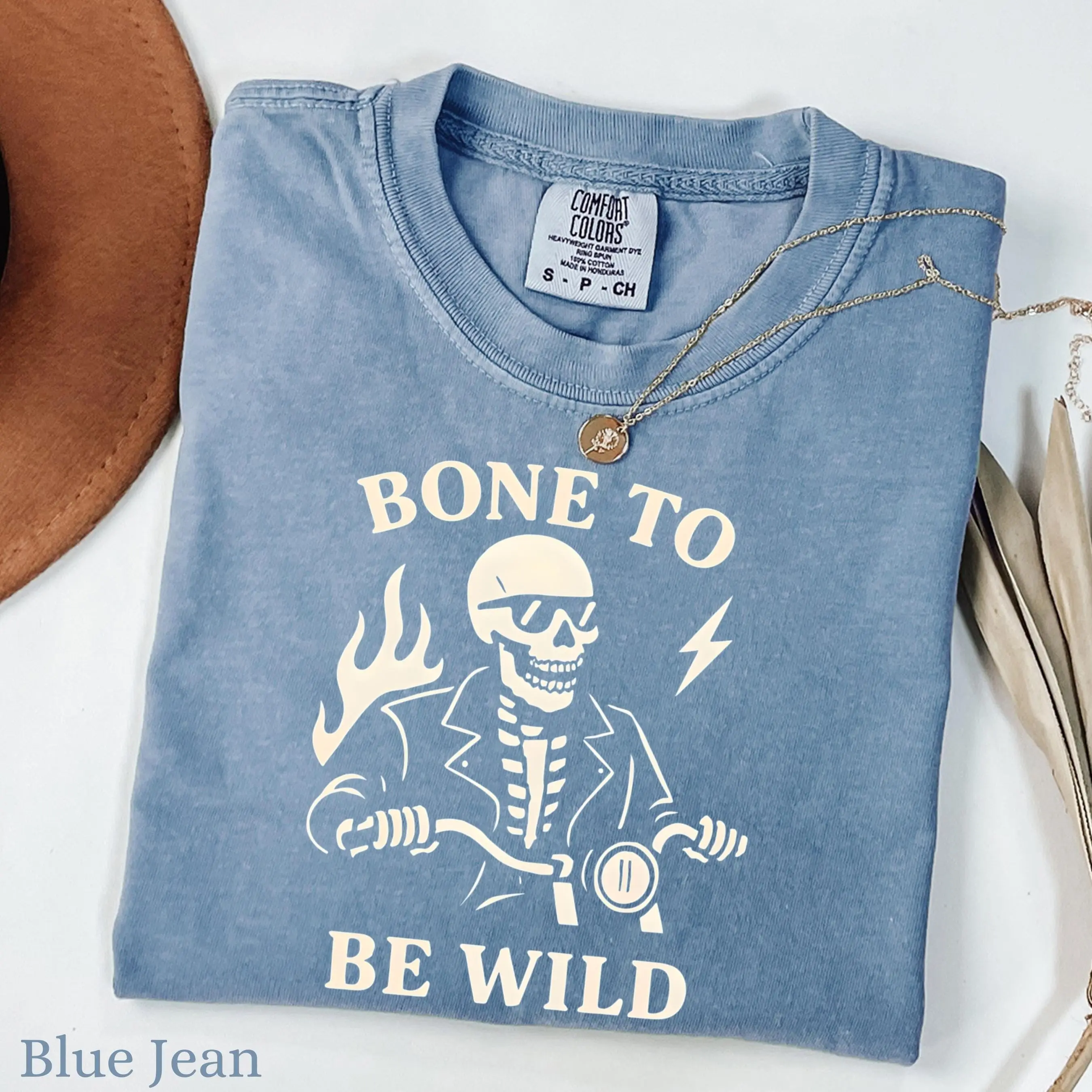 Funny Skeleton Halloween Shirt, Comfort Colors Spooky Season Cute Fall Graphic Party Tee, October Gift - photo 4
