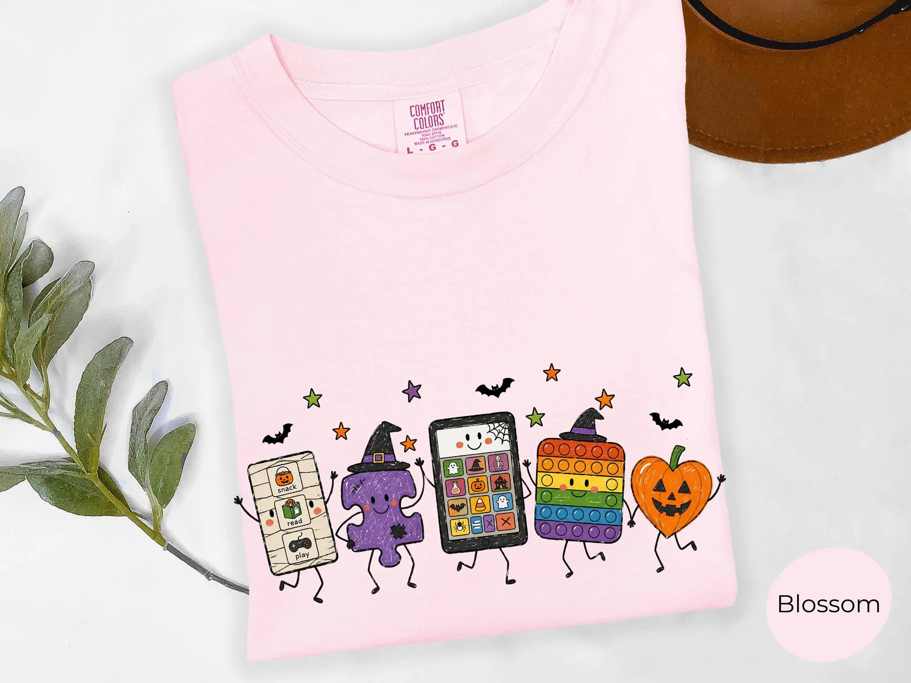 Comfort Colors Halloween Autism Shirt, Neurodiversity Spooky Inclusion Tee, SPED Teacher Support Gift - photo 5