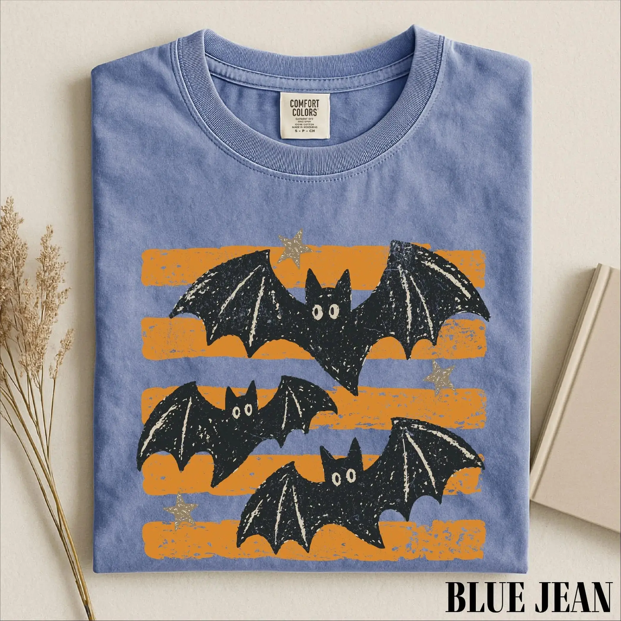 Comfort Colors Halloween Bats Sweatshirt, Womens Spooky Fall Season Trick or Treat Cute Crewneck - photo 4
