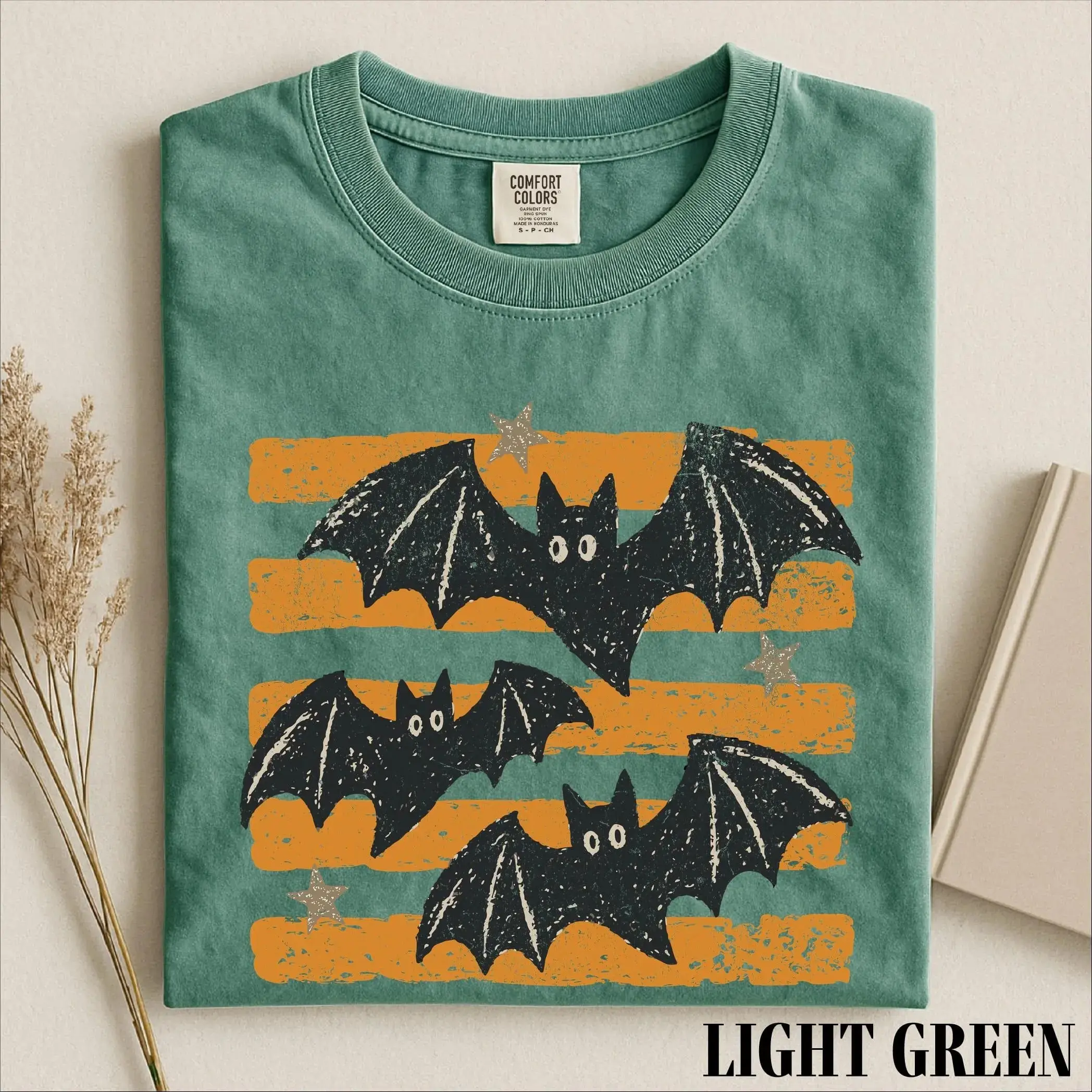 Comfort Colors Halloween Bats Sweatshirt, Womens Spooky Fall Season Trick or Treat Cute Crewneck - photo 5