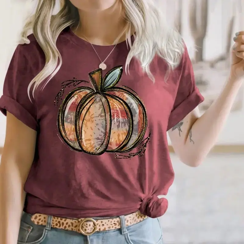 Halloween Pumpkin Sweatshirt, Cute Costume Graphic Crewneck Pullover Gift for Friends - photo 3