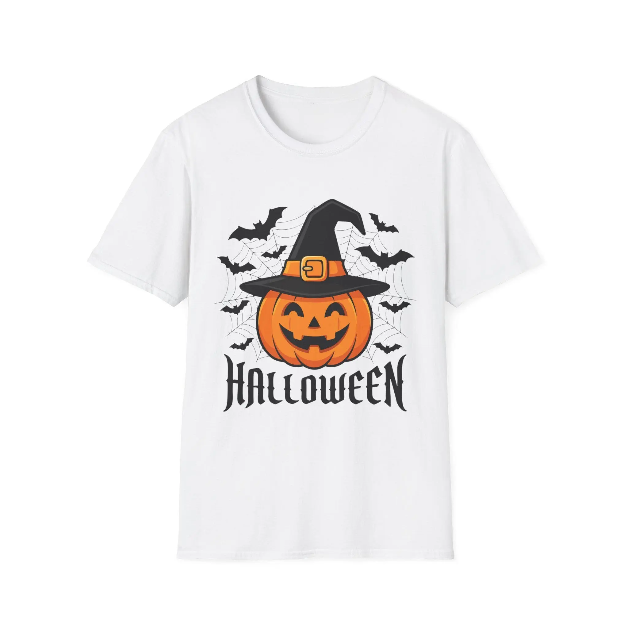 Halloween T-Shirt, Funny Spooky Ghost Pumpkin Witch Graphic Tee, Cute Fall Unisex Gift Top