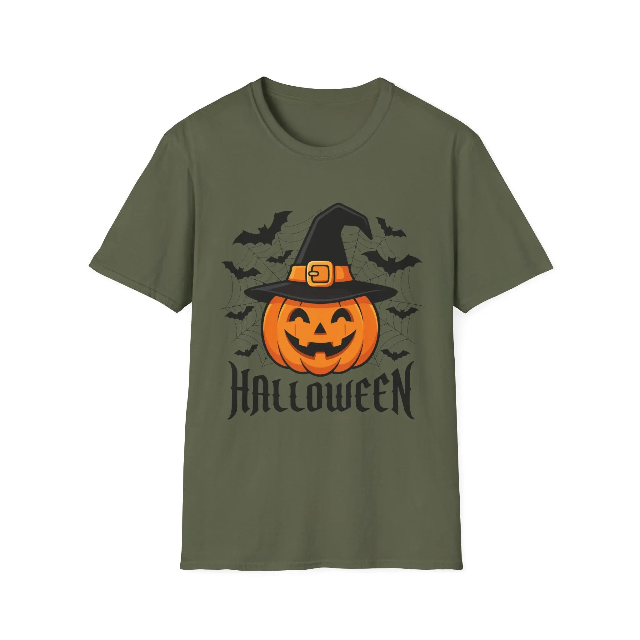 Halloween T-Shirt, Funny Spooky Ghost Pumpkin Witch Graphic Tee, Cute Fall Unisex Gift Top - photo 4