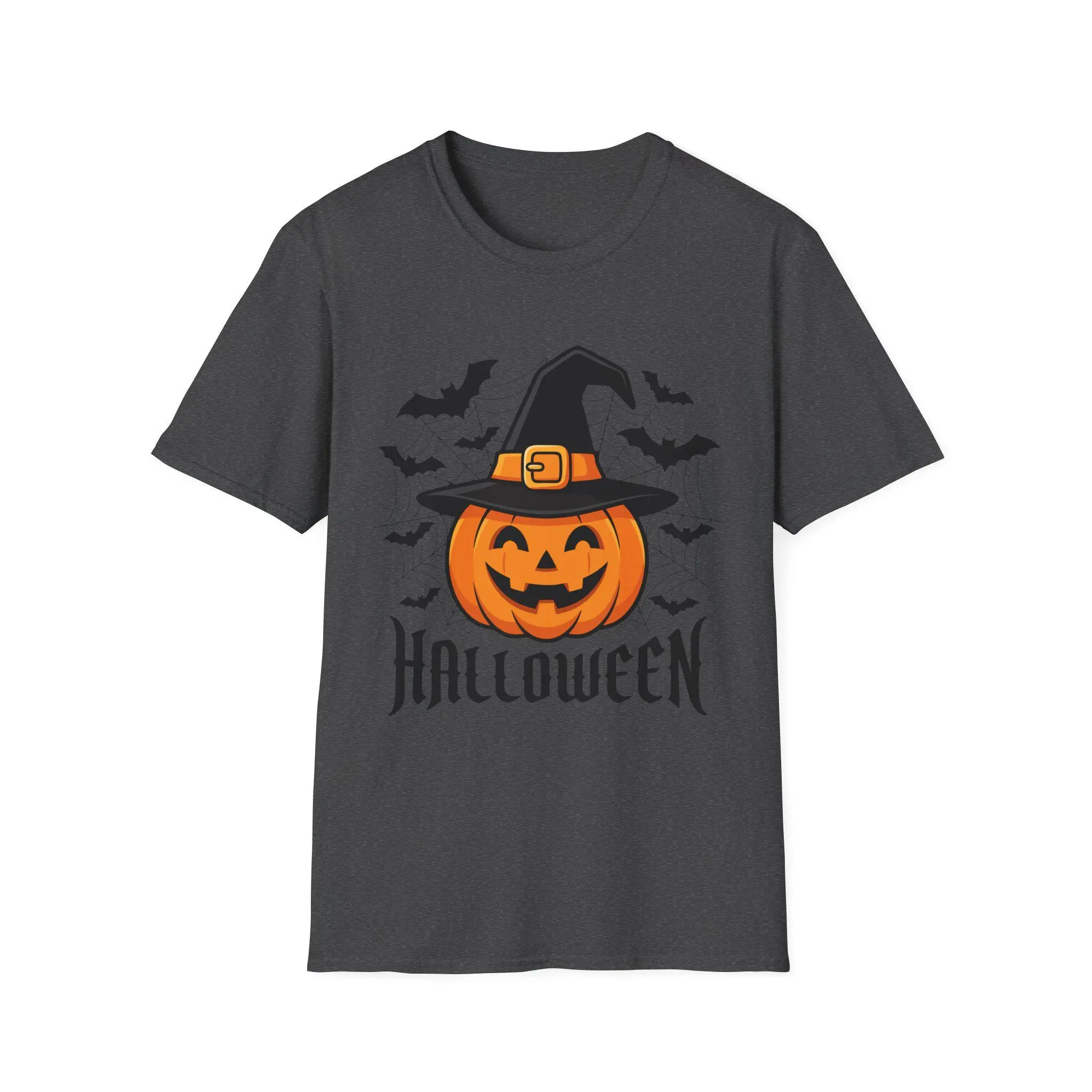 Halloween T-Shirt, Funny Spooky Ghost Pumpkin Witch Graphic Tee, Cute Fall Unisex Gift Top - photo 5