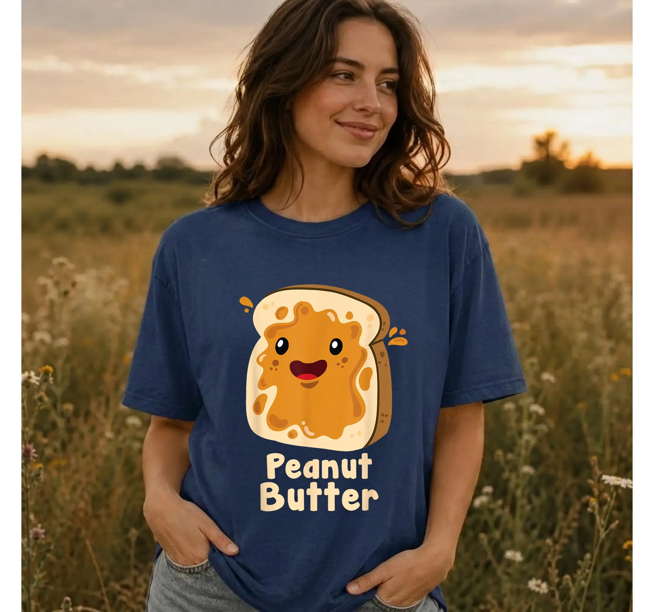 Matching Bestie PB&J Shirts, Funny Peanut Butter Jelly Duo Halloween Costume Couple Tee - photo 2