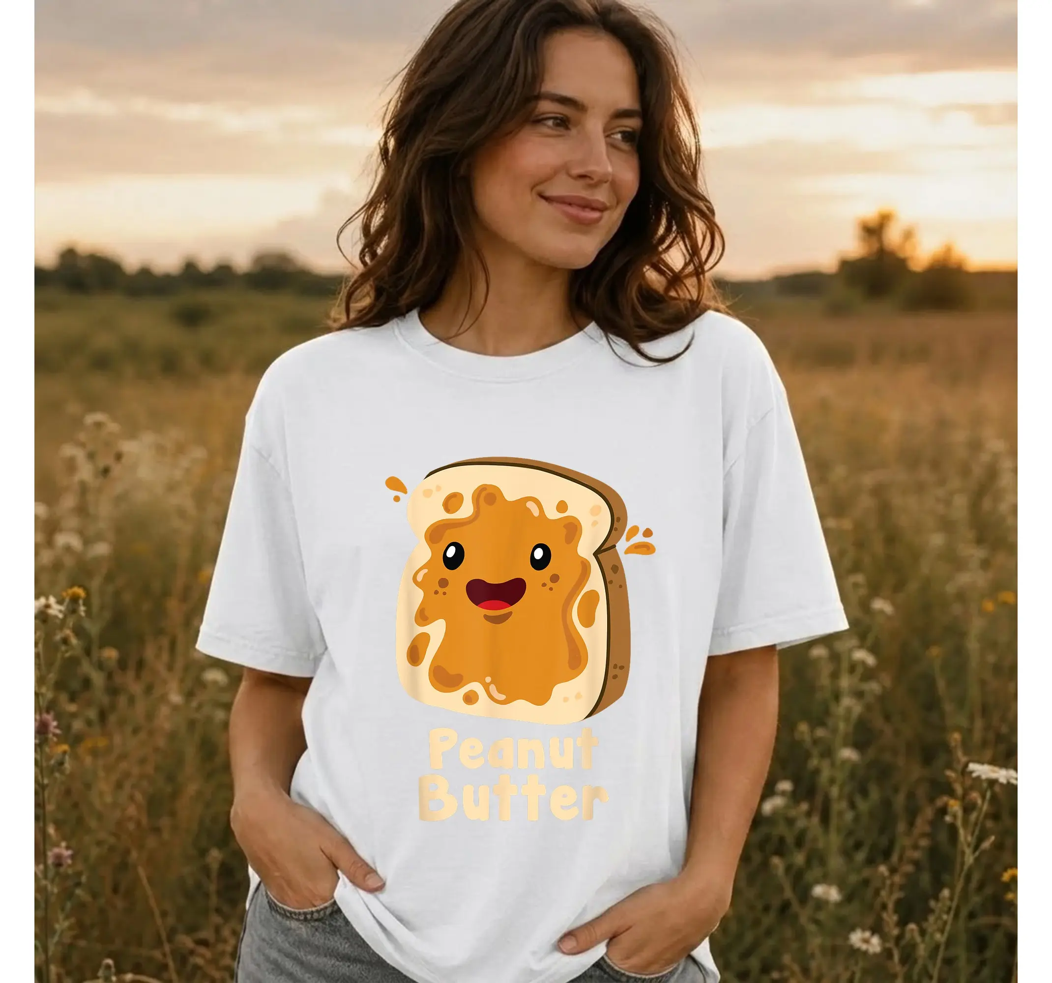 Matching Bestie PB&J Shirts, Funny Peanut Butter Jelly Duo Halloween Costume Couple Tee - photo 3