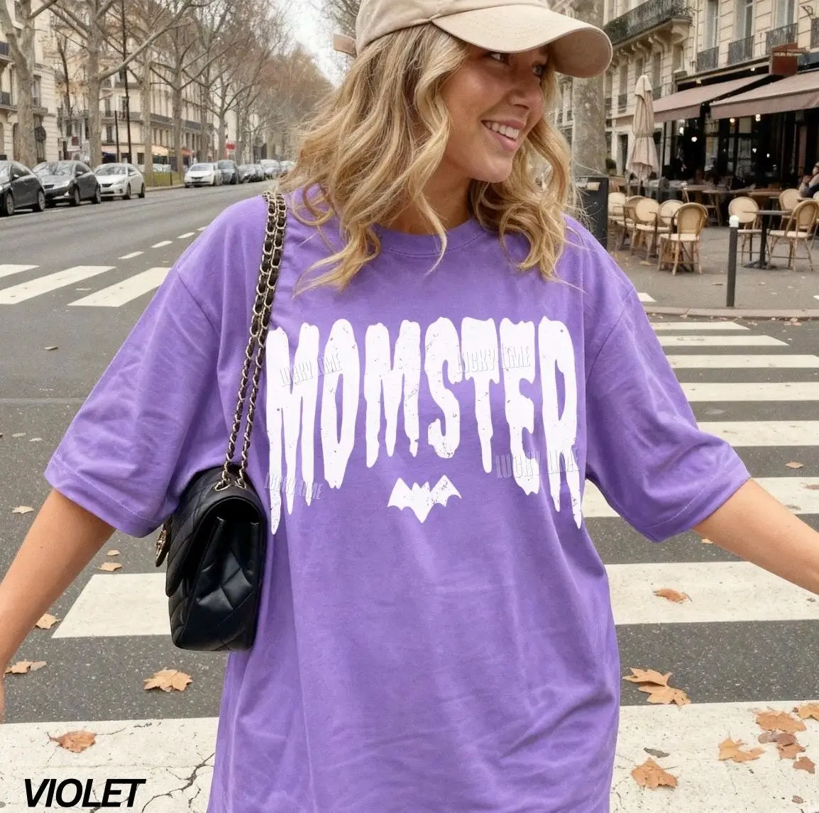 Comfort Colors Momster Shirt, Retro Funny Spooky Mama Halloween Tee, Mom Life Season Gift For Women