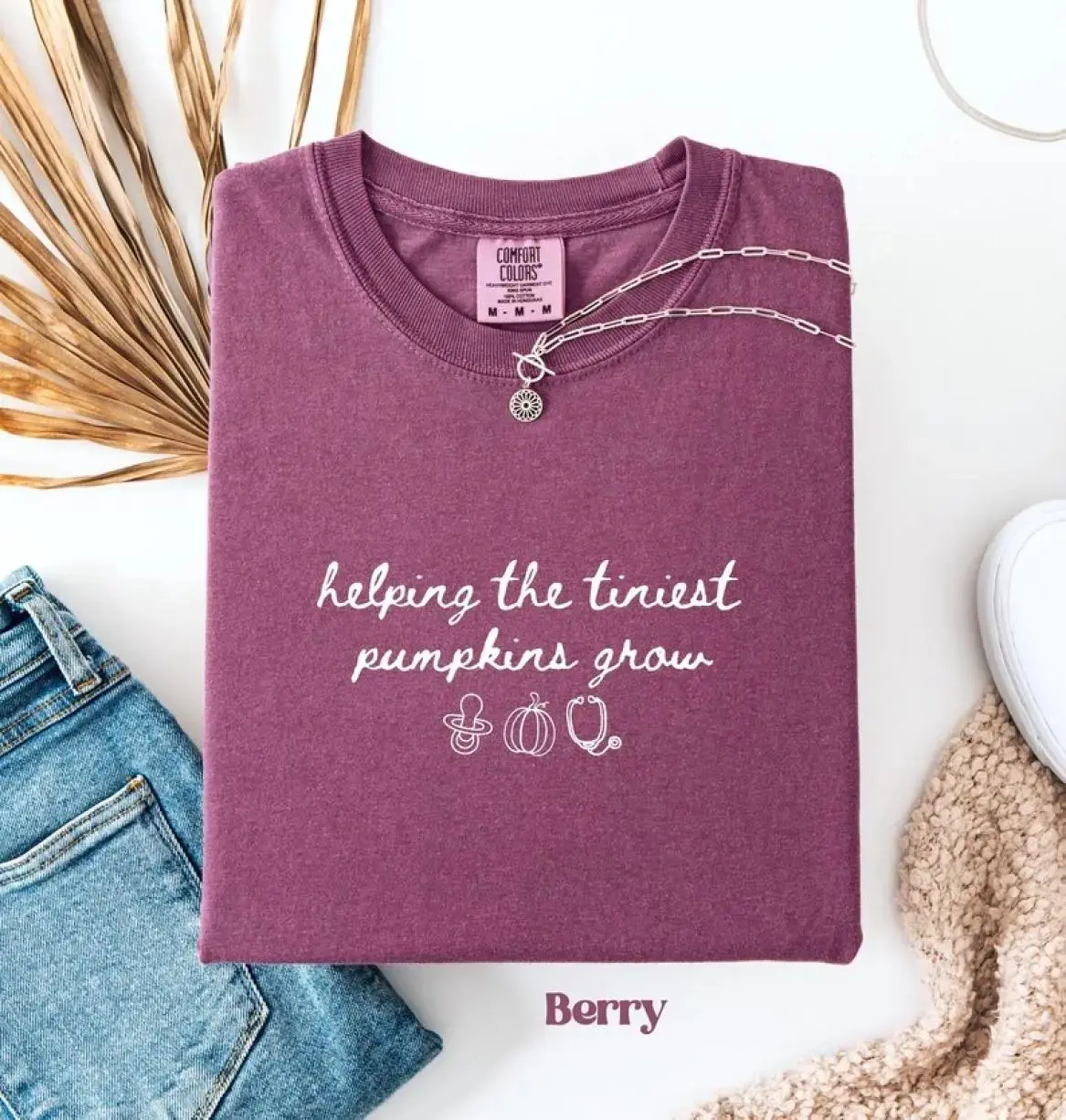 NICU Nurse Halloween Shirt, Comfort Colors Neonatal Intensive Care Tee, Fall Autumn Pumpkin Baby Appreciation Gift - photo 3