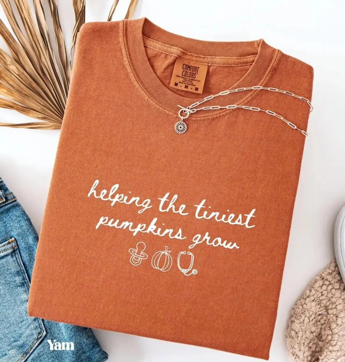 NICU Nurse Halloween Shirt, Comfort Colors Neonatal Intensive Care Tee, Fall Autumn Pumpkin Baby Appreciation Gift - photo 4