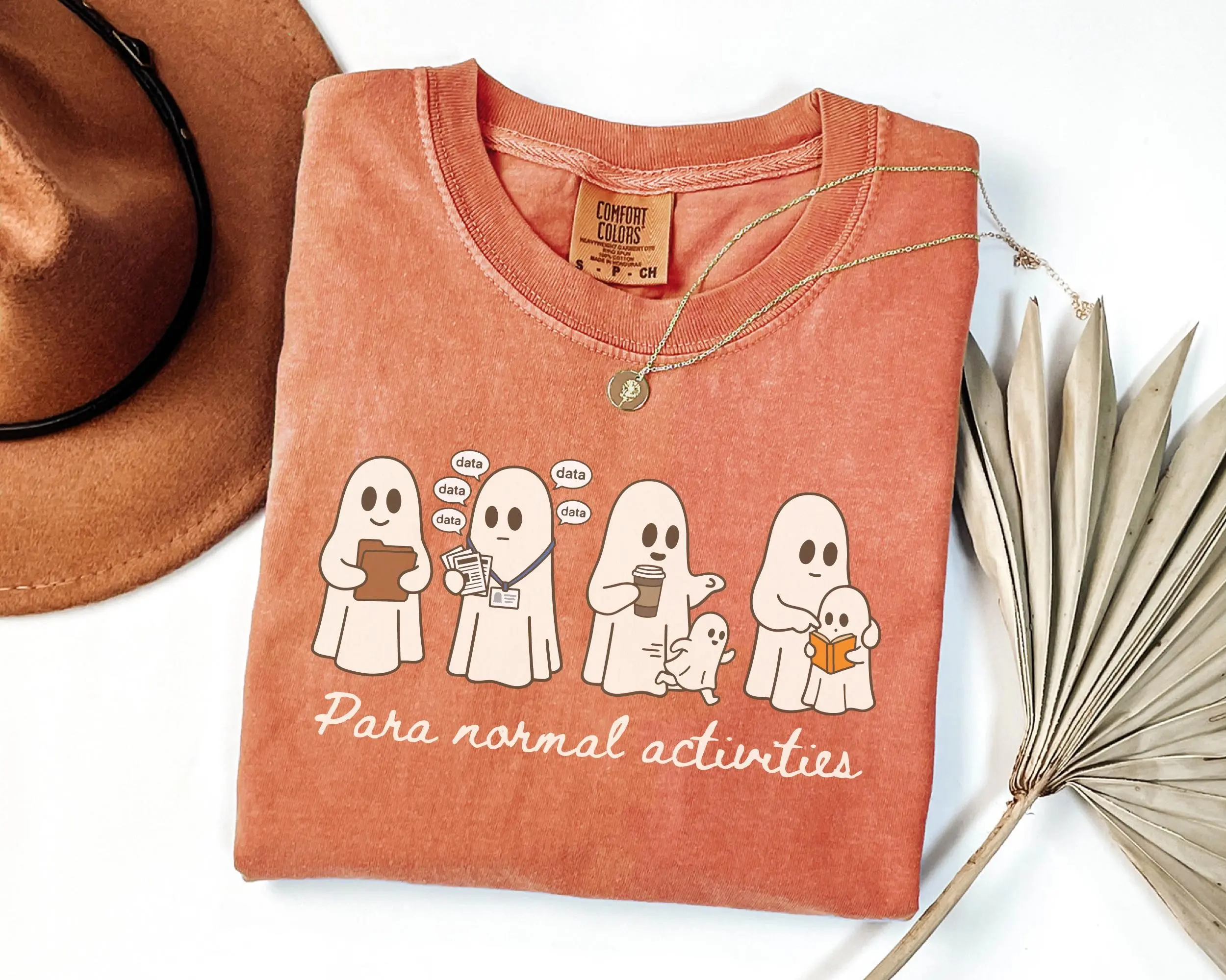 Comfort Colors Paraprofessional Halloween Shirt, SpEd RBT Teacher Aide Tee, Paraeducator Fall Gift