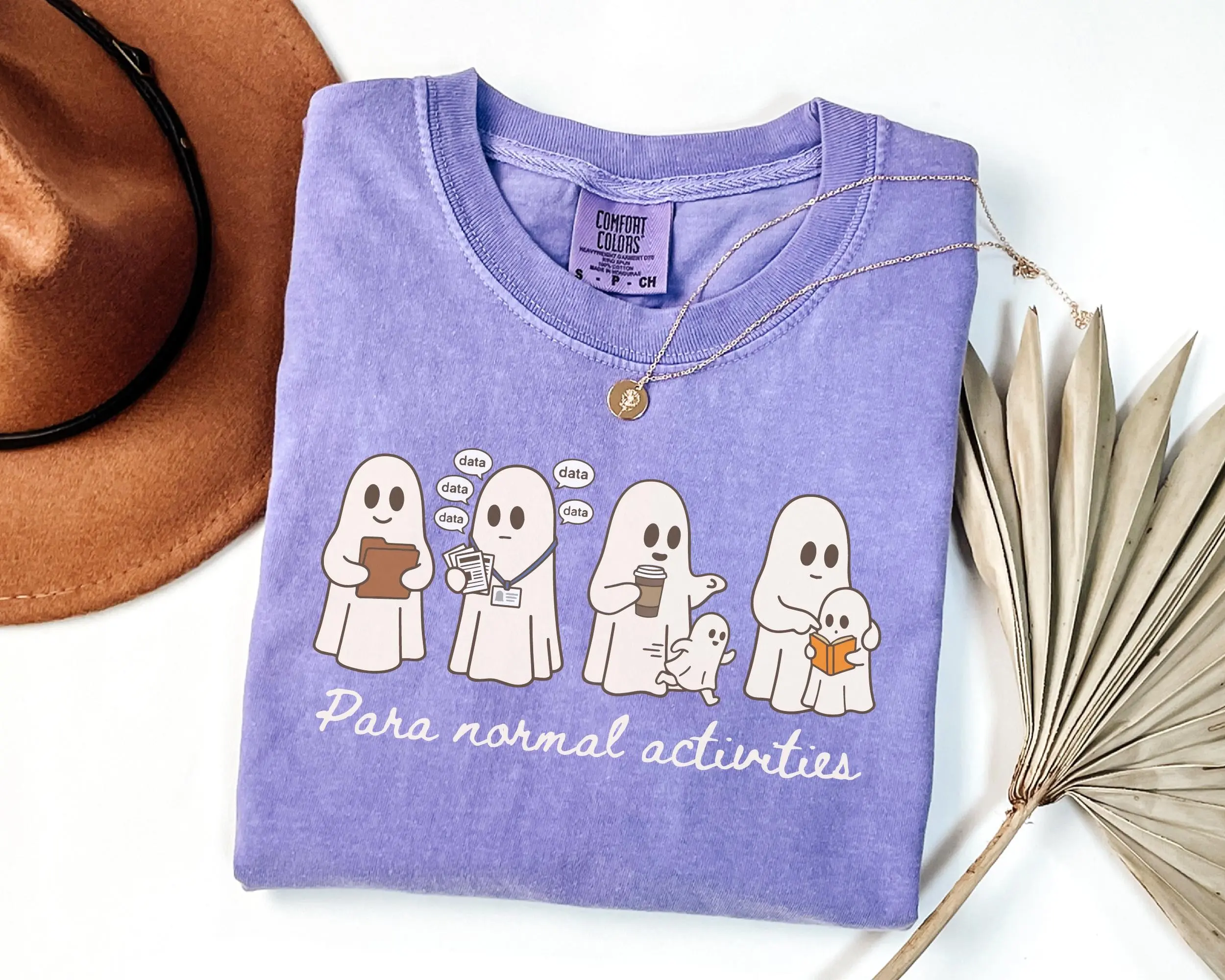 Comfort Colors Paraprofessional Halloween Shirt, SpEd RBT Teacher Aide Tee, Paraeducator Fall Gift - photo 5