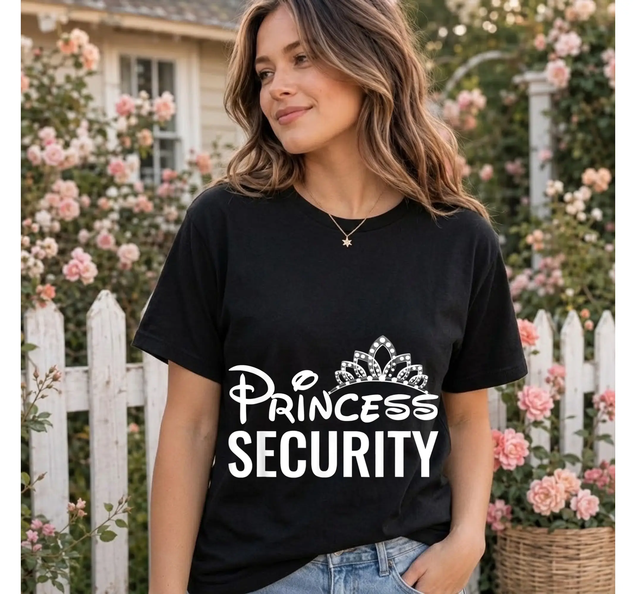 Princess Bodyguard Halloween Shirt, Funny Spooky Season Trick Or Treat Tee - photo 2