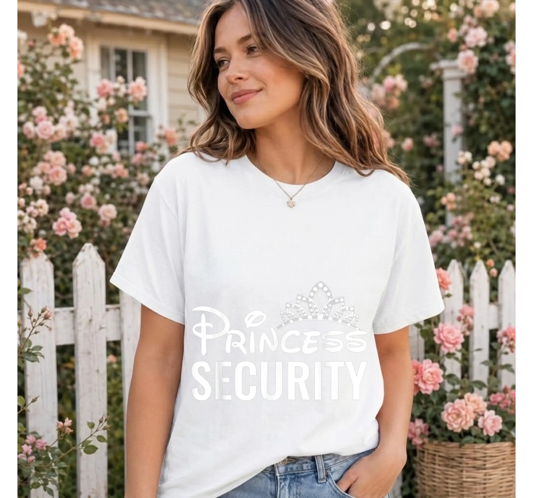 Princess Bodyguard Halloween Shirt, Funny Spooky Season Trick Or Treat Tee - photo 3
