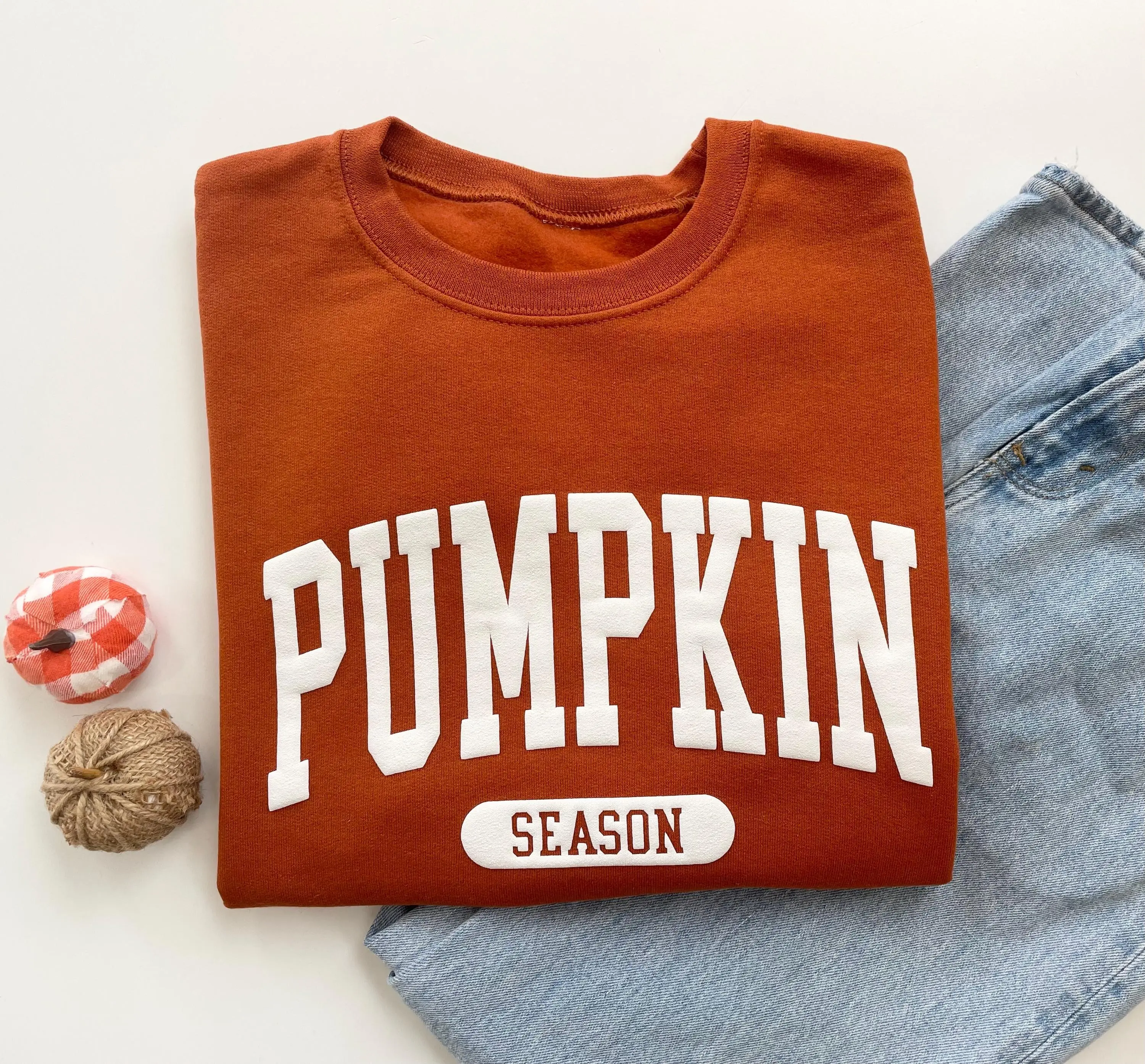 Pumpkin Season Sweatshirt, Fall Crewneck for Women, Cozy Autumn Outfit Sweater