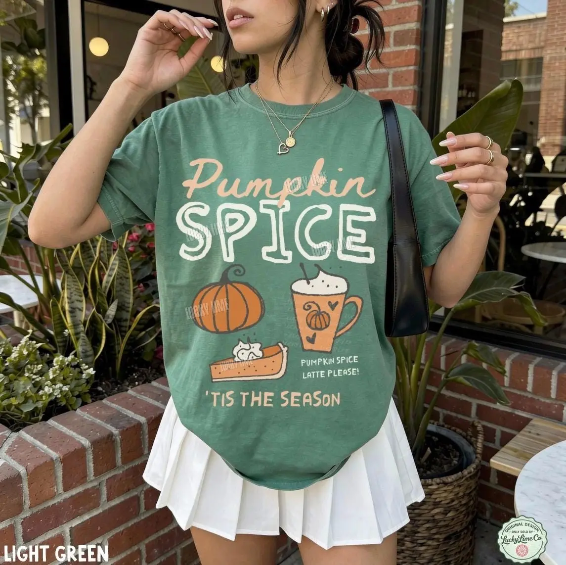 Comfort Colors Pumpkin Spice Latte Sweatshirt, Tis The Season Fall Autumn Graphic Crewneck, Coffee Lover Gift - photo 3
