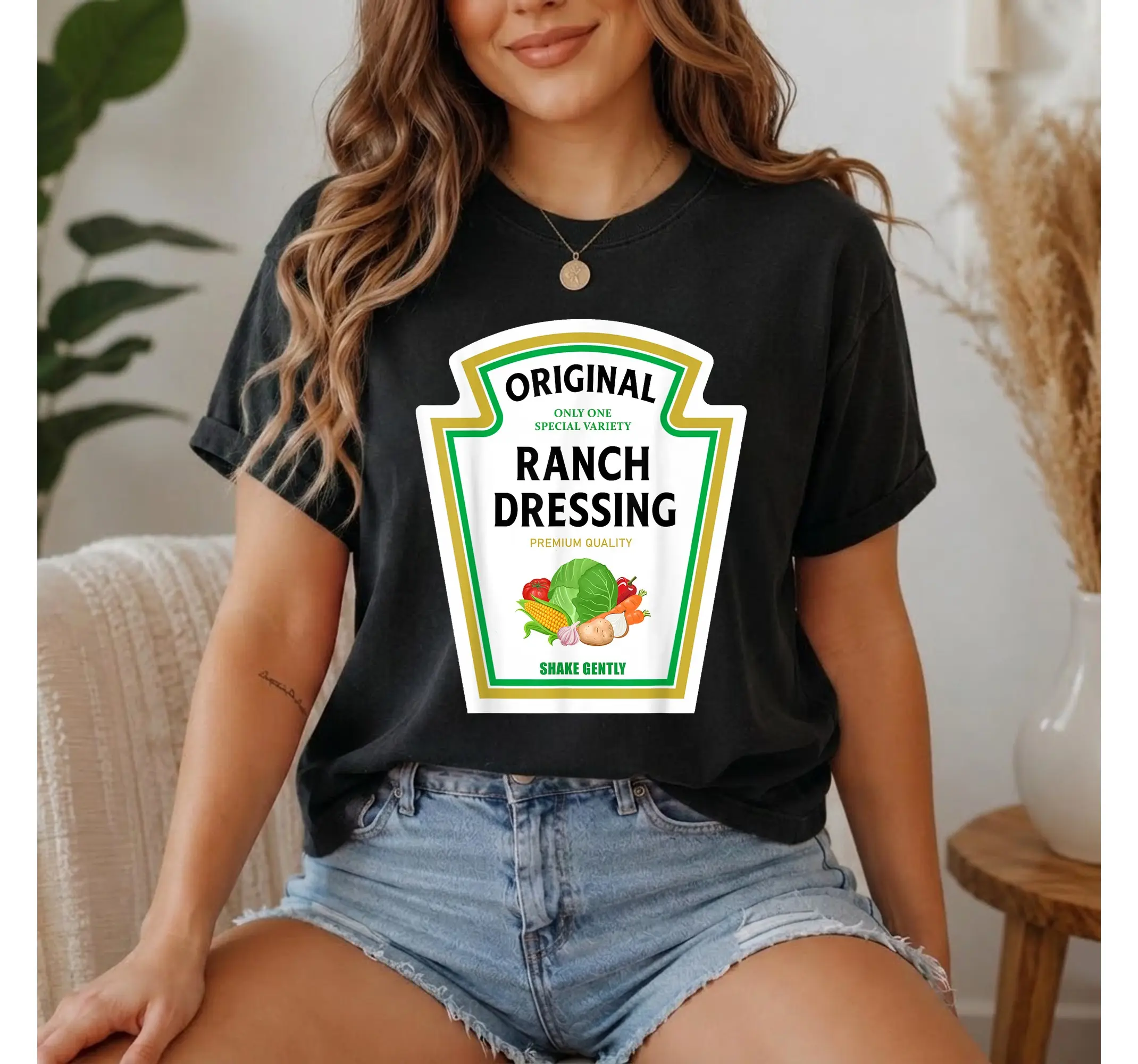 Ranch Dressing Group Costume Shirt, Funny Halloween Matching Condiment Tee