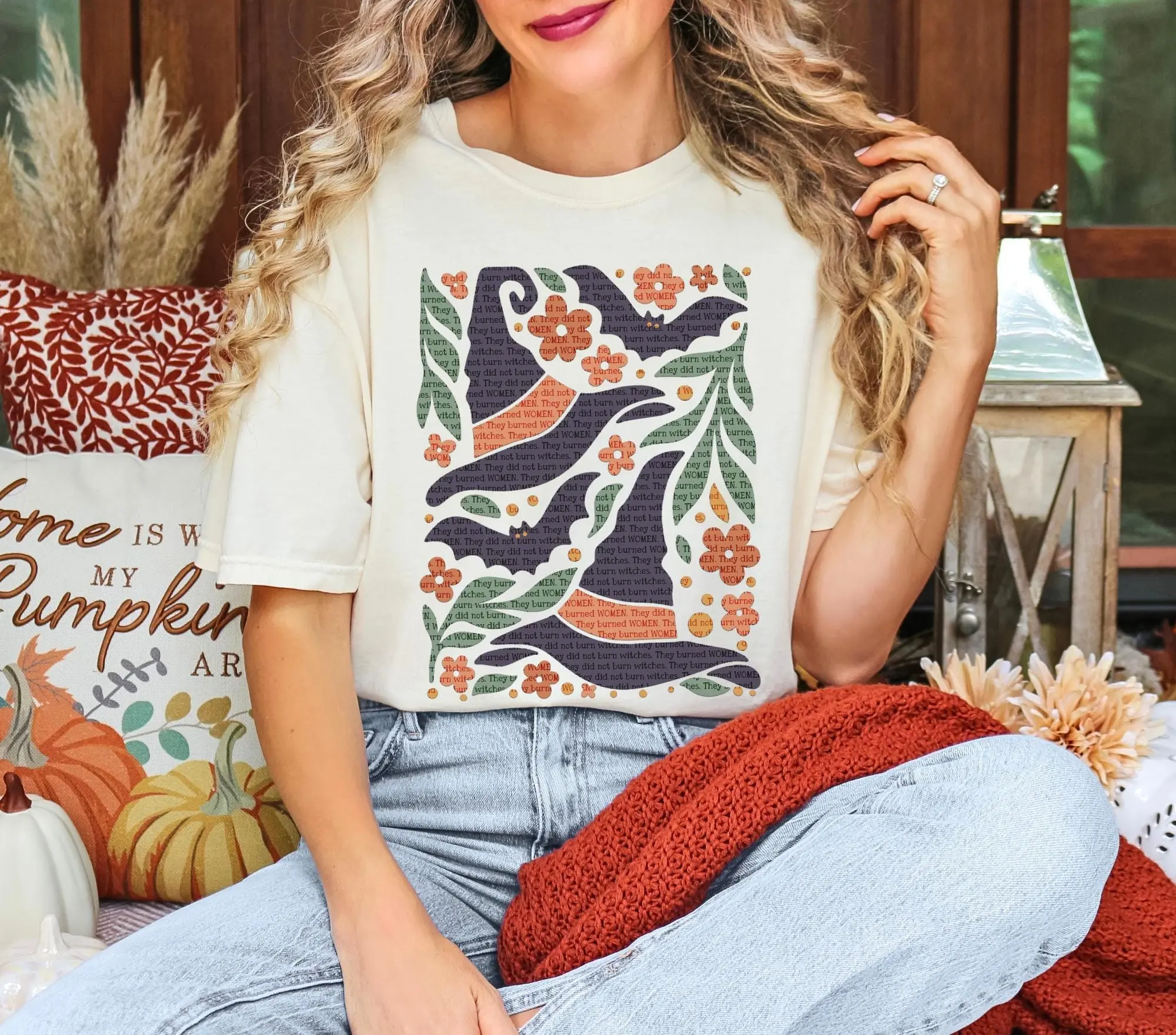 Salem Witch Trials Shirt, Feminist Halloween Tee, Witchcore Hidden Message Graphic Top, History Lover Gift