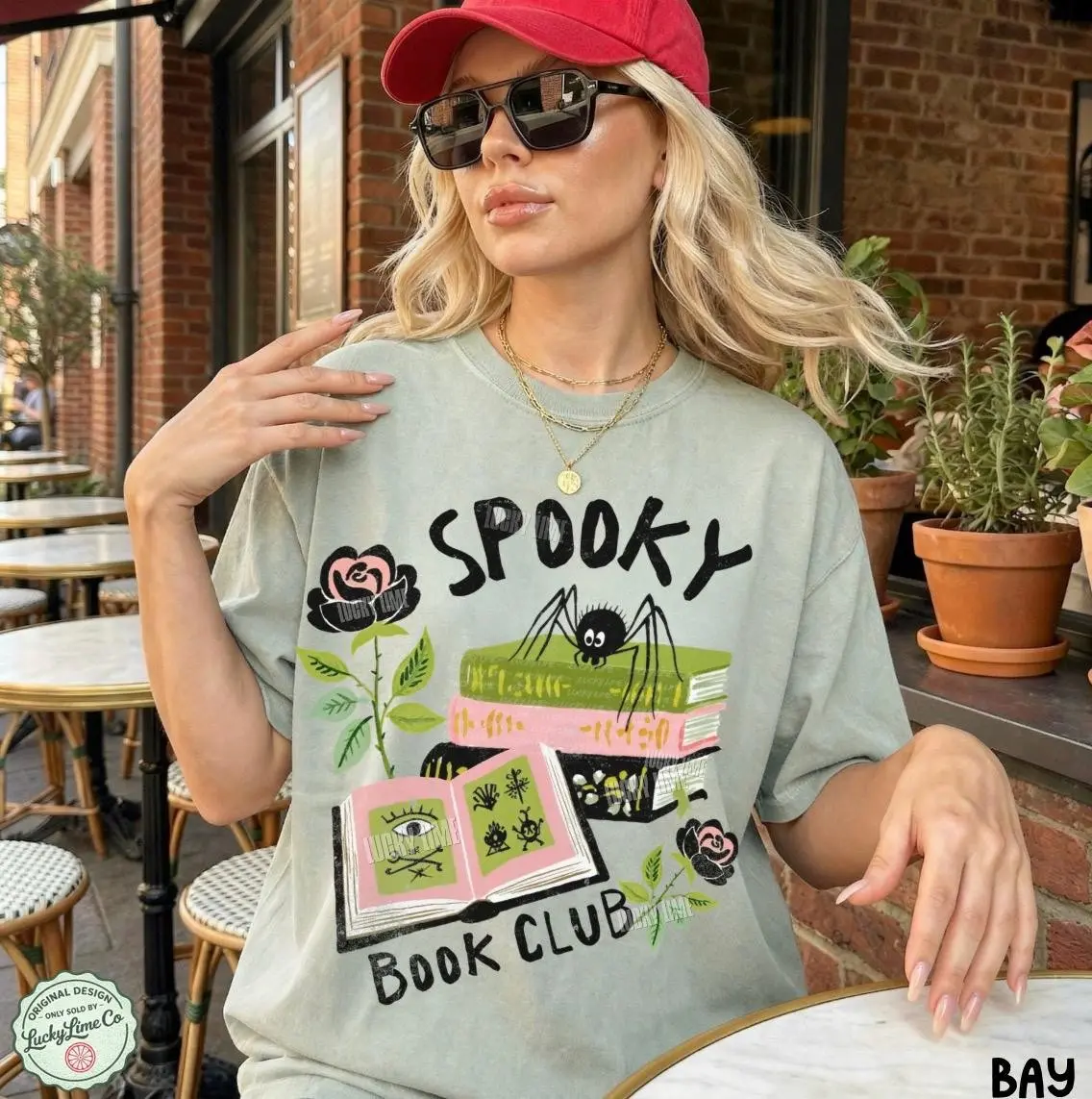 Spooky Book Club Shirt, Halloween Reader Tee, Read More Books Salem Bookish Graphic Apparel - photo 4