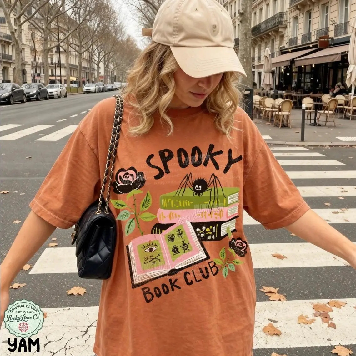 Spooky Book Club Shirt, Halloween Reader Tee, Read More Books Salem Bookish Graphic Apparel - photo 5