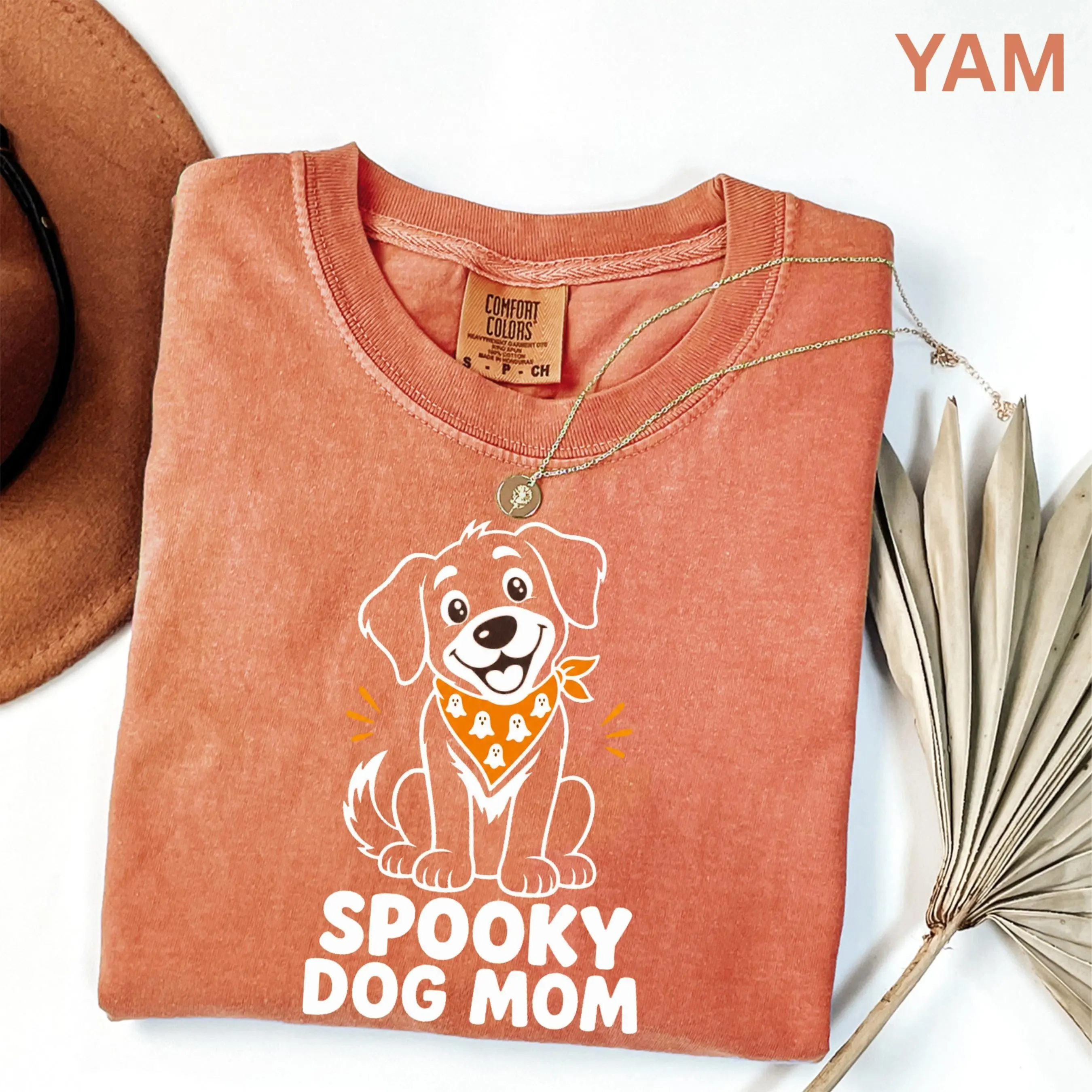 Comfort Colors Spooky Dog Mom Halloween Shirt, Funny Pet Lover Fall Gift Tee