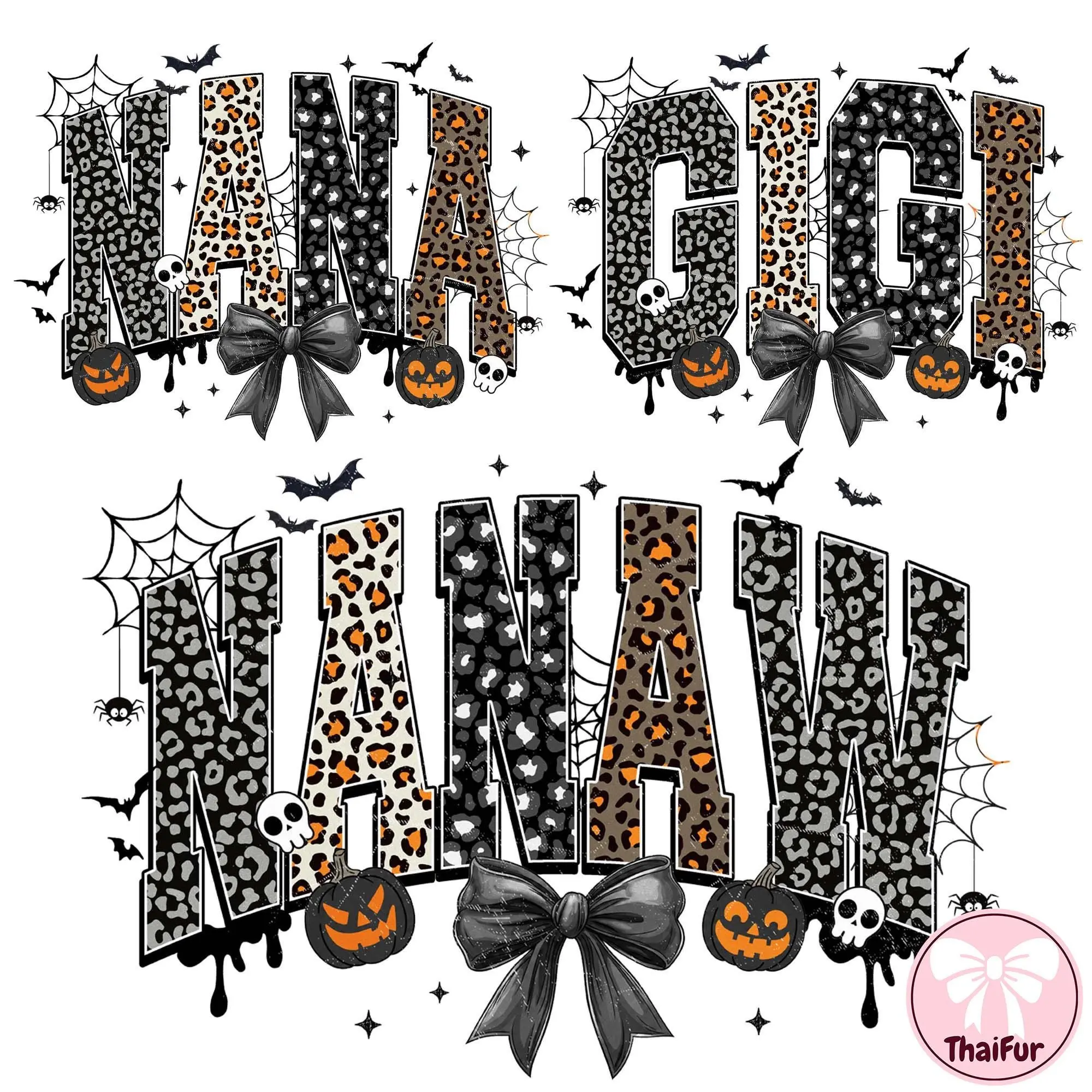 Spooky Mama Halloween Sweatshirt, Leopard Grandma Gigi Nana Mamaw Season Sublimation Crewneck - photo 4