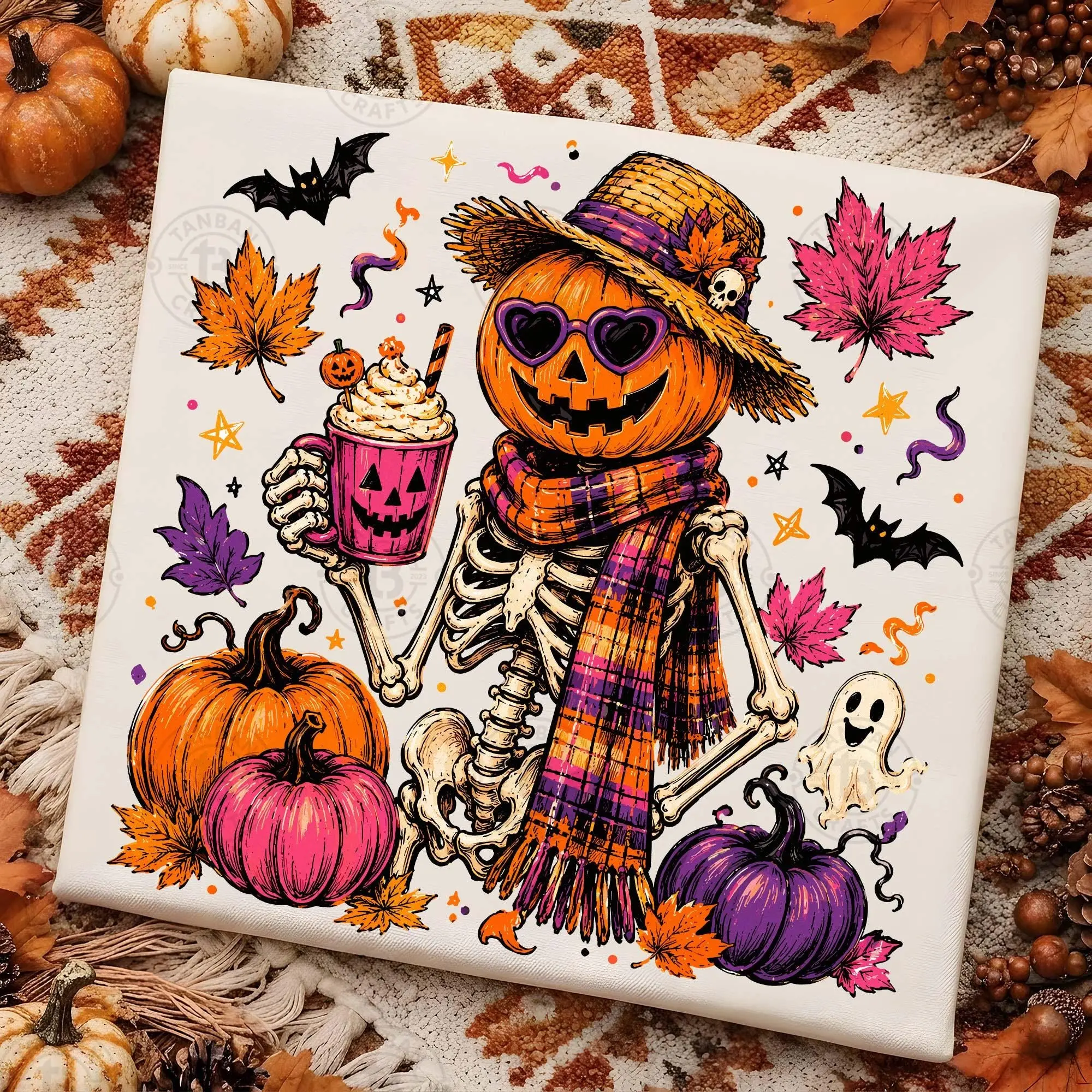 Comfort Colors Mentally I Am Here Summerween Shirt, Retro Ghost Pumpkin Skeleton Spooky Season Halloween Tee - photo 2