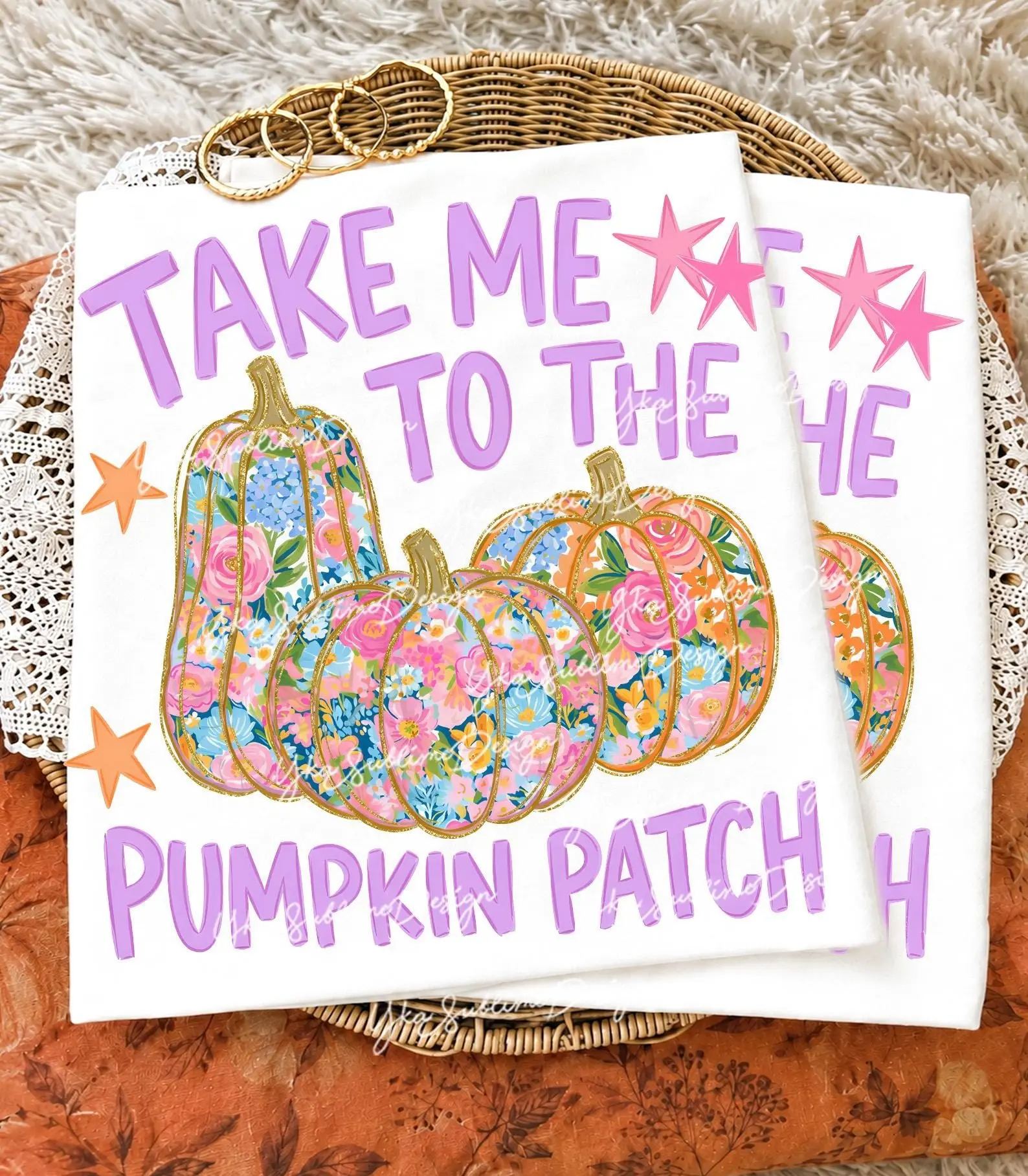 Comfort Colors Take Me To The Pumpkin Patch Shirt, Trendy Preppy Fall Halloween Girly Boutique Graphic Tee - photo 2