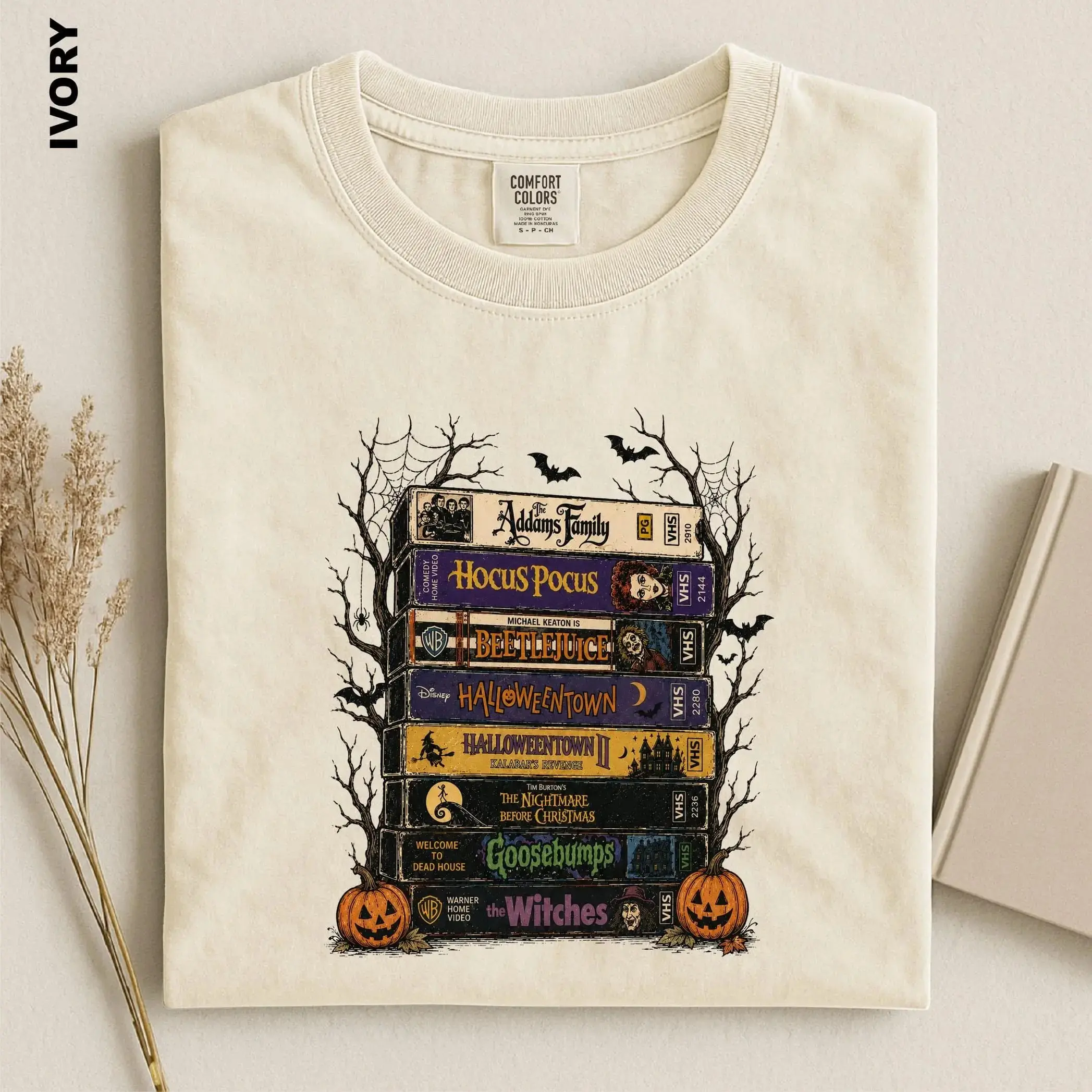 Terror in the Patch Shirt, Comfort Colors Vintage Halloween Pumpkin Skeleton Scarecrow Spooky Season Tee