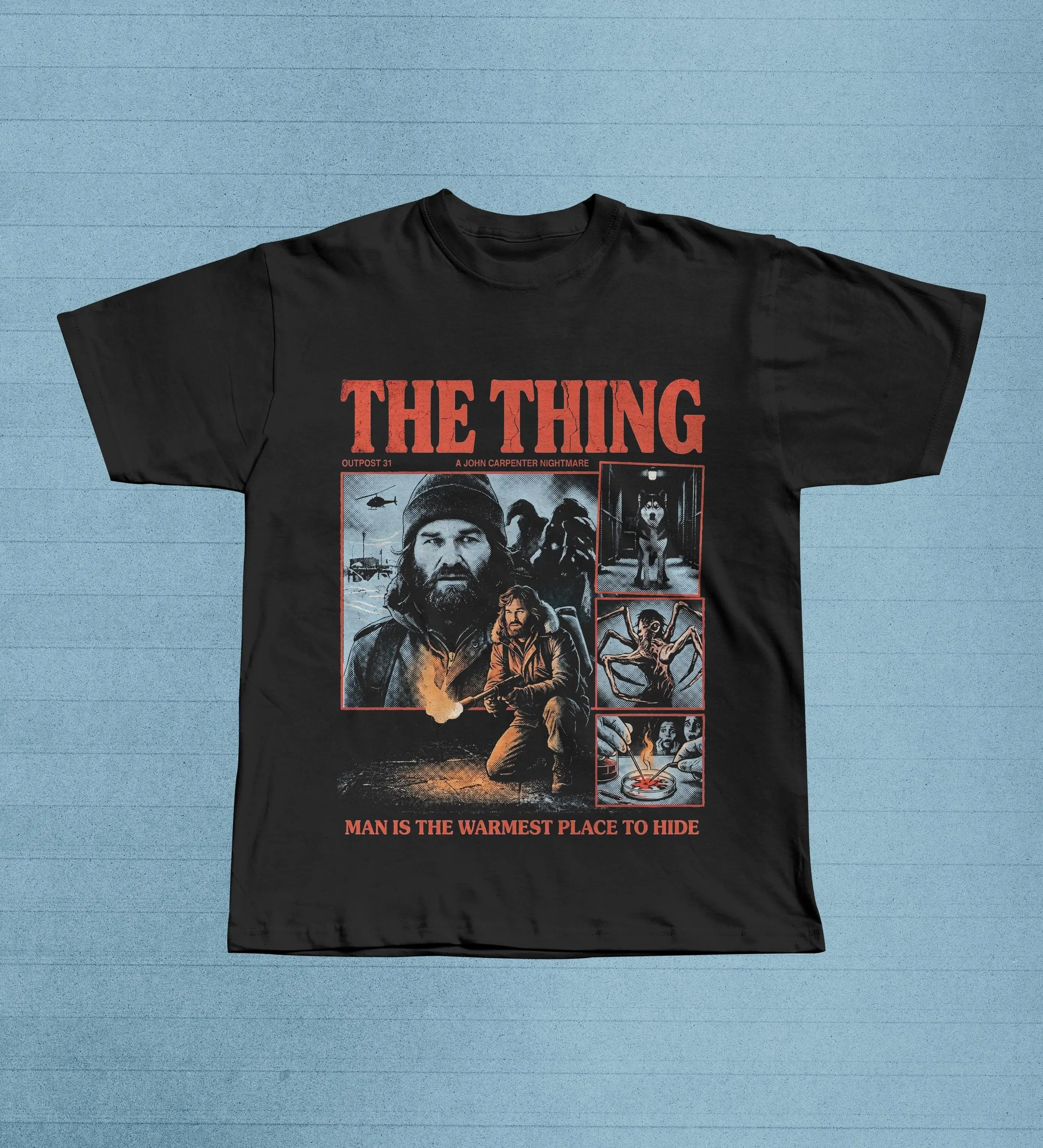 The Thing Movie Sweatshirt, Retro 80s Sci Fi Horror MacReady Film Lover Gift