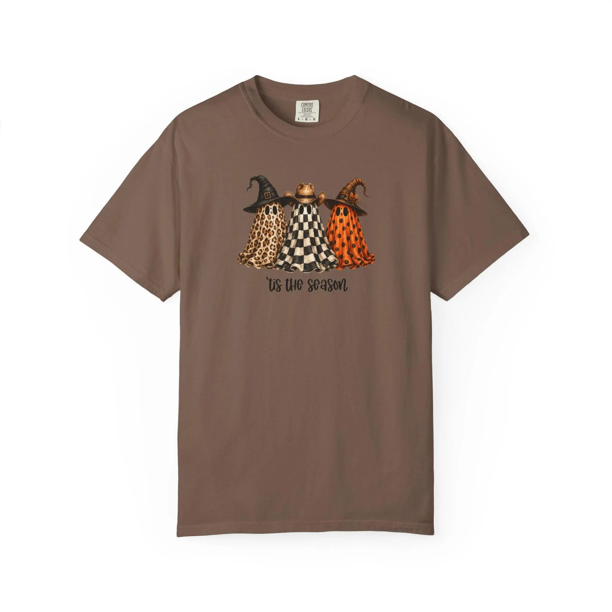 Comfort Colors Tis The Season Ghosts T-Shirt, Trending Halloween Fall Graphic Tee - photo 5