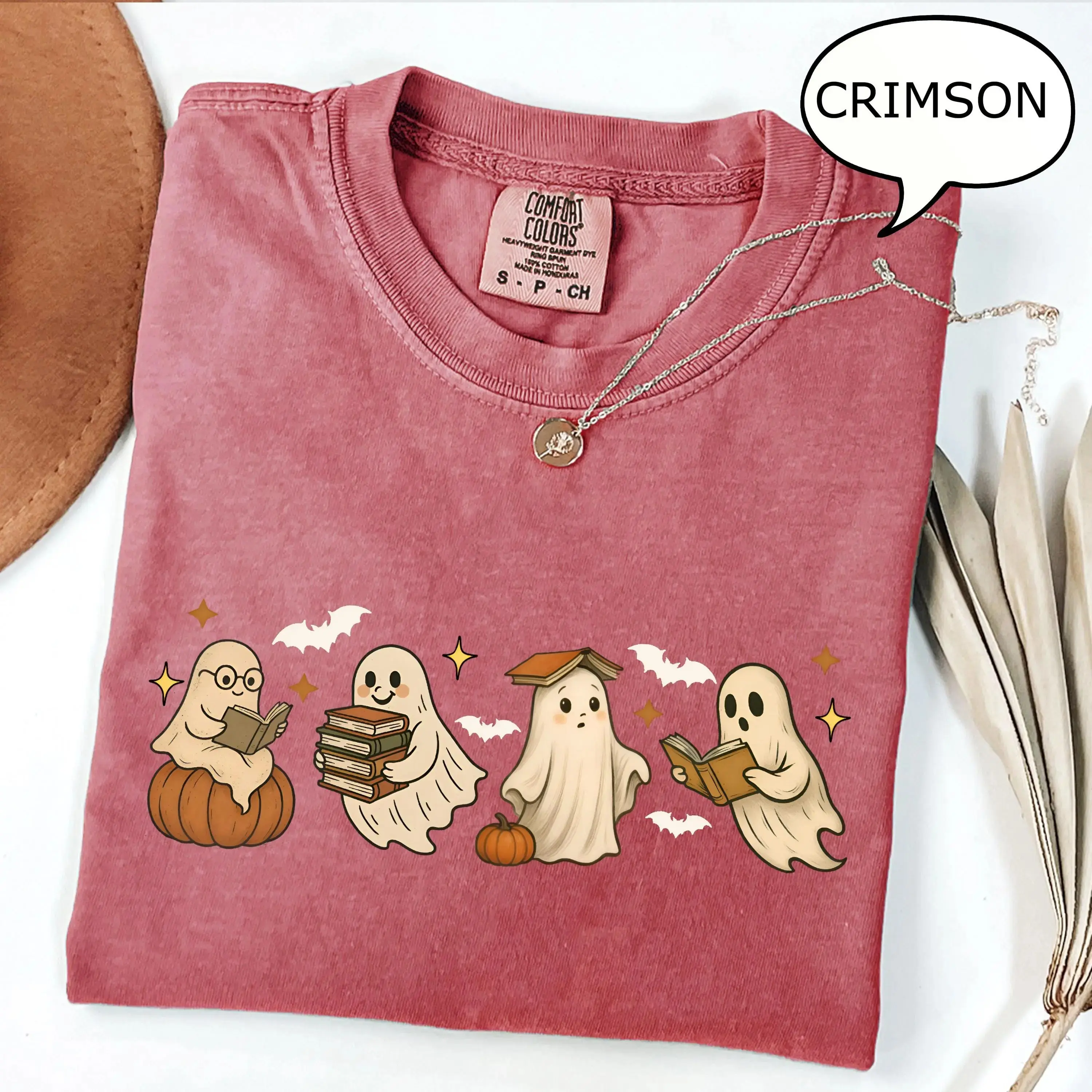 Comfort Colors Vintage 90s Cat Lover Halloween Shirt, Retro Cute Jack-o-Lantern Garment Dyed Fall Tee - photo 5