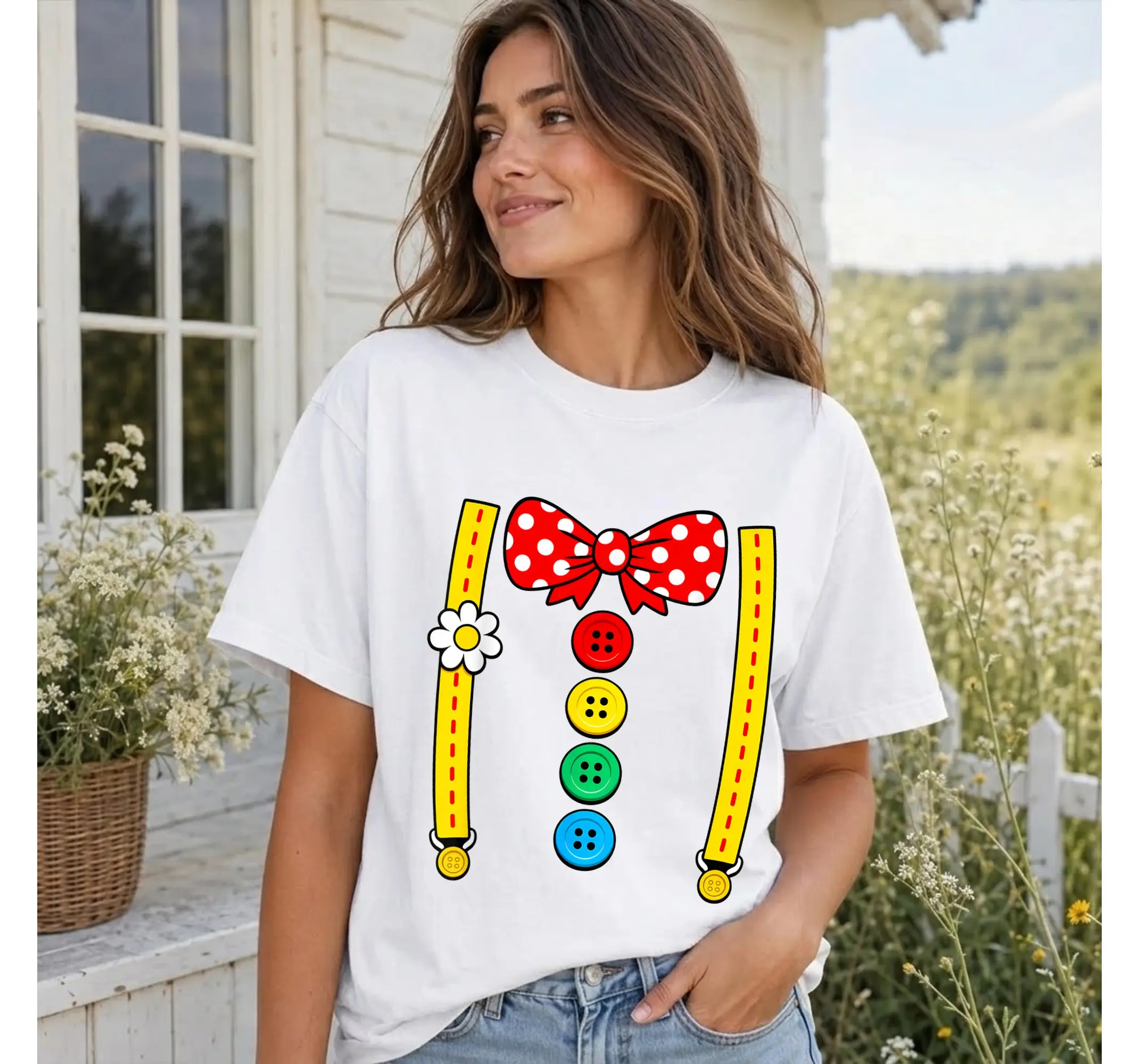 Vintage Clown Halloween Costume Graphic Tee, Retro Family Matching Shirt - photo 1