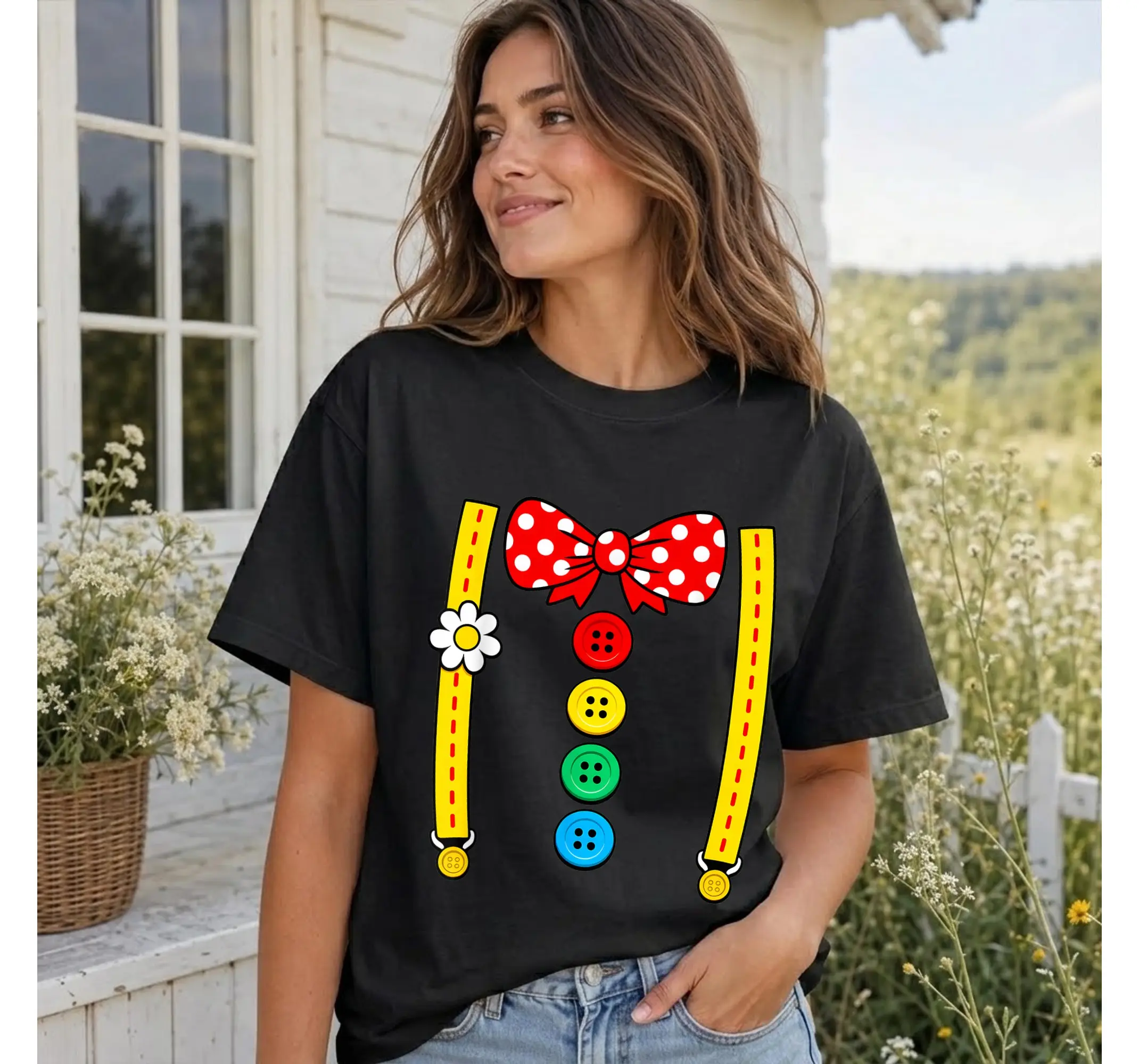 Vintage Clown Halloween Costume Graphic Tee, Retro Family Matching Shirt - photo 3