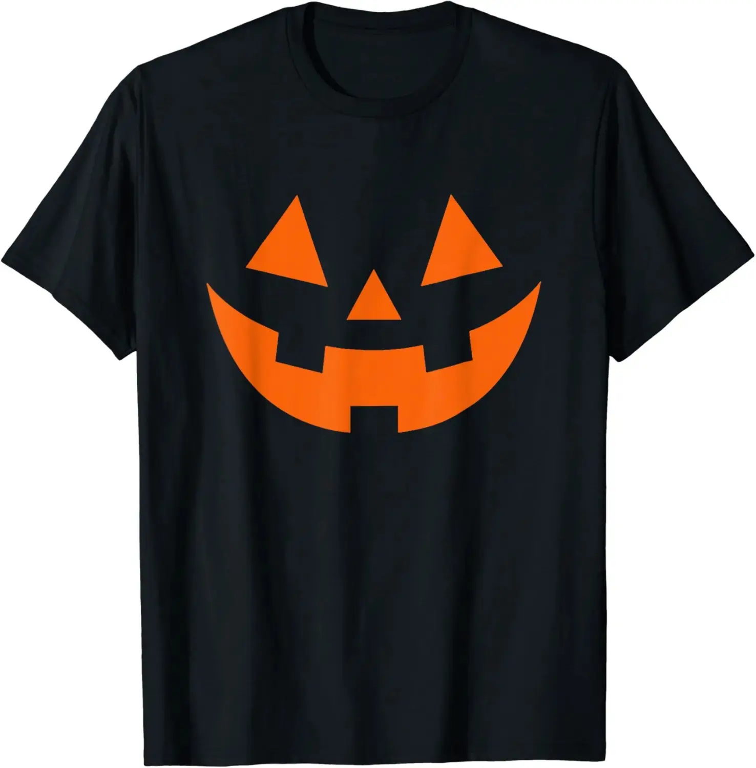 Vintage Pumpkin Face Jack O Lantern Halloween T-Shirt, Retro Cute Fall Autumn Costume Tee for Women