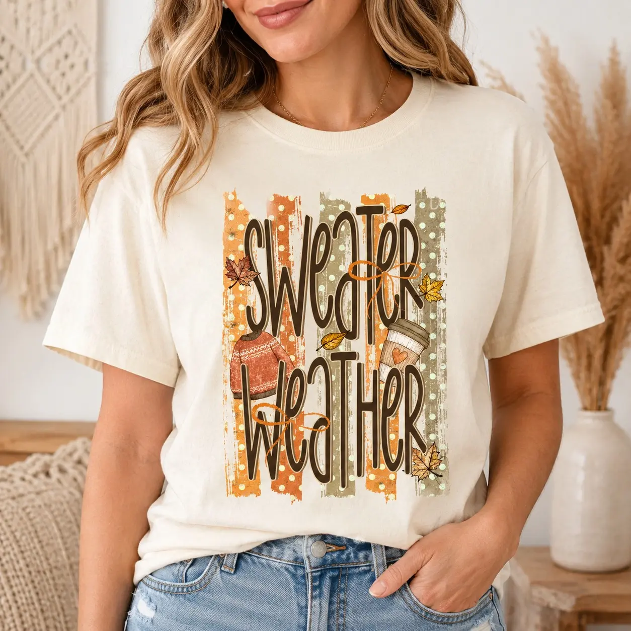 Watercolor Fall Pumpkin Shirt, Painted Outside the Lines Messy Thanksgiving Teacher Graphic Tee