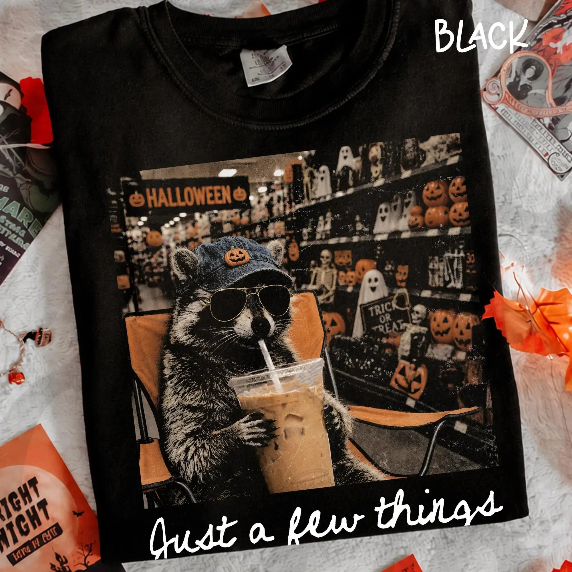 Yes I Can Drive a Stick T-Shirt, Funny Witch Broom Halloween Spooky Party Cute Tee for Women - photo 3