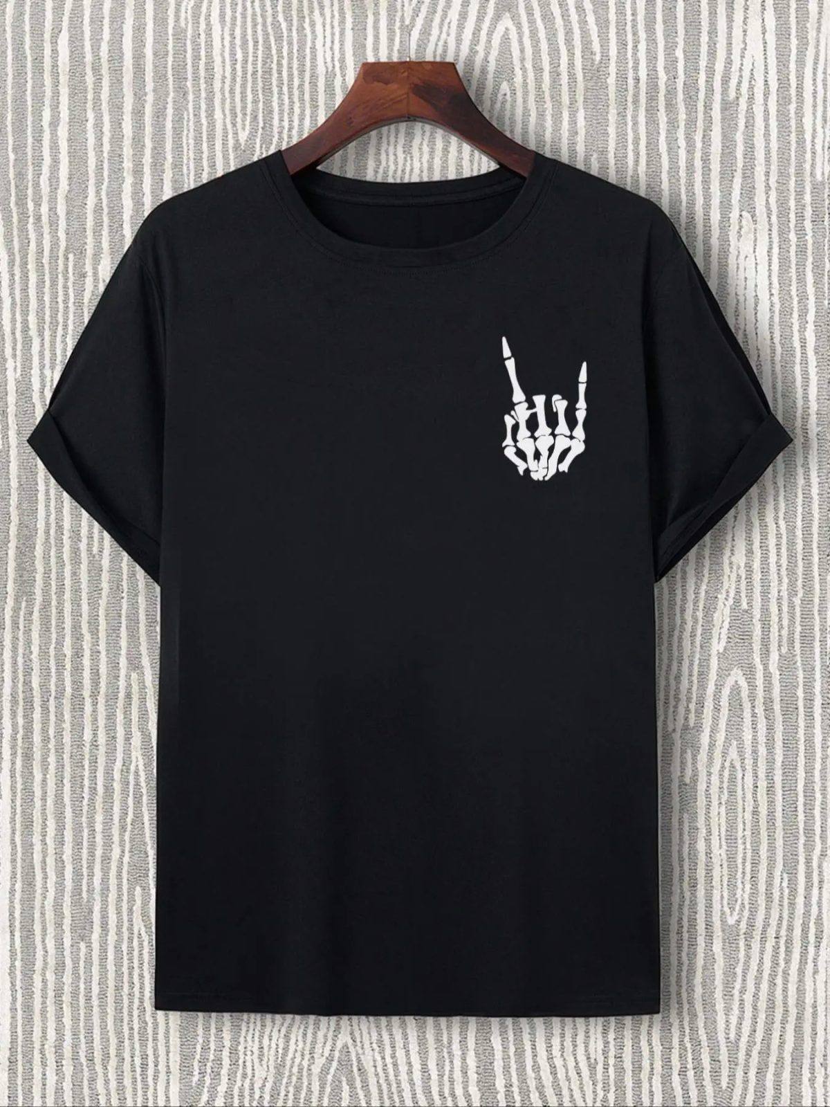Sleep Deprived Barely Alive Skeleton Graphic Tee, Skeleton Shirt, Halloween Gift for Him — photo 5