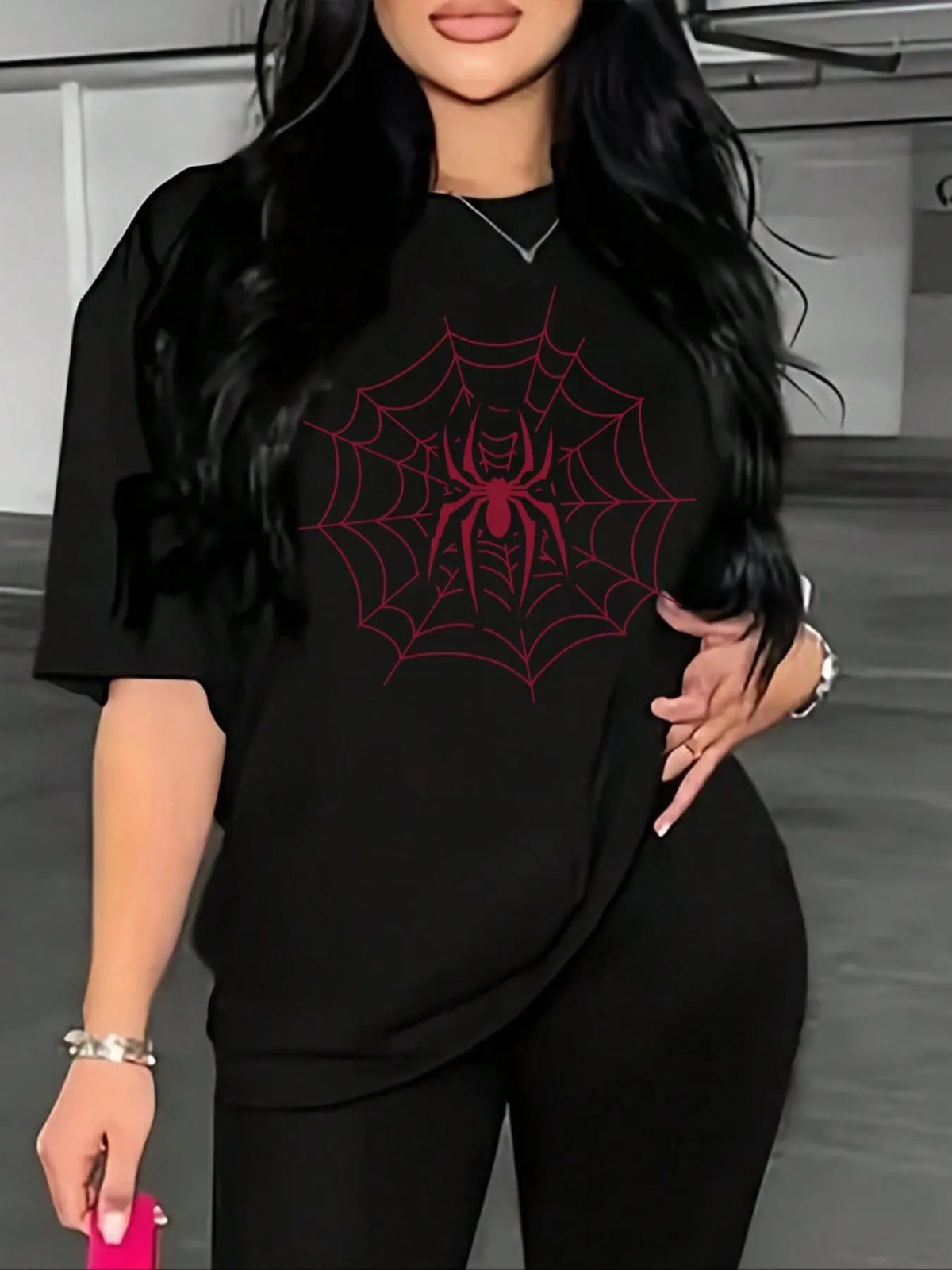 Comfort Colors Spider Web Spooky Season Shirt, Halloween Graphic Tee, Whimsigoth Fall Gift