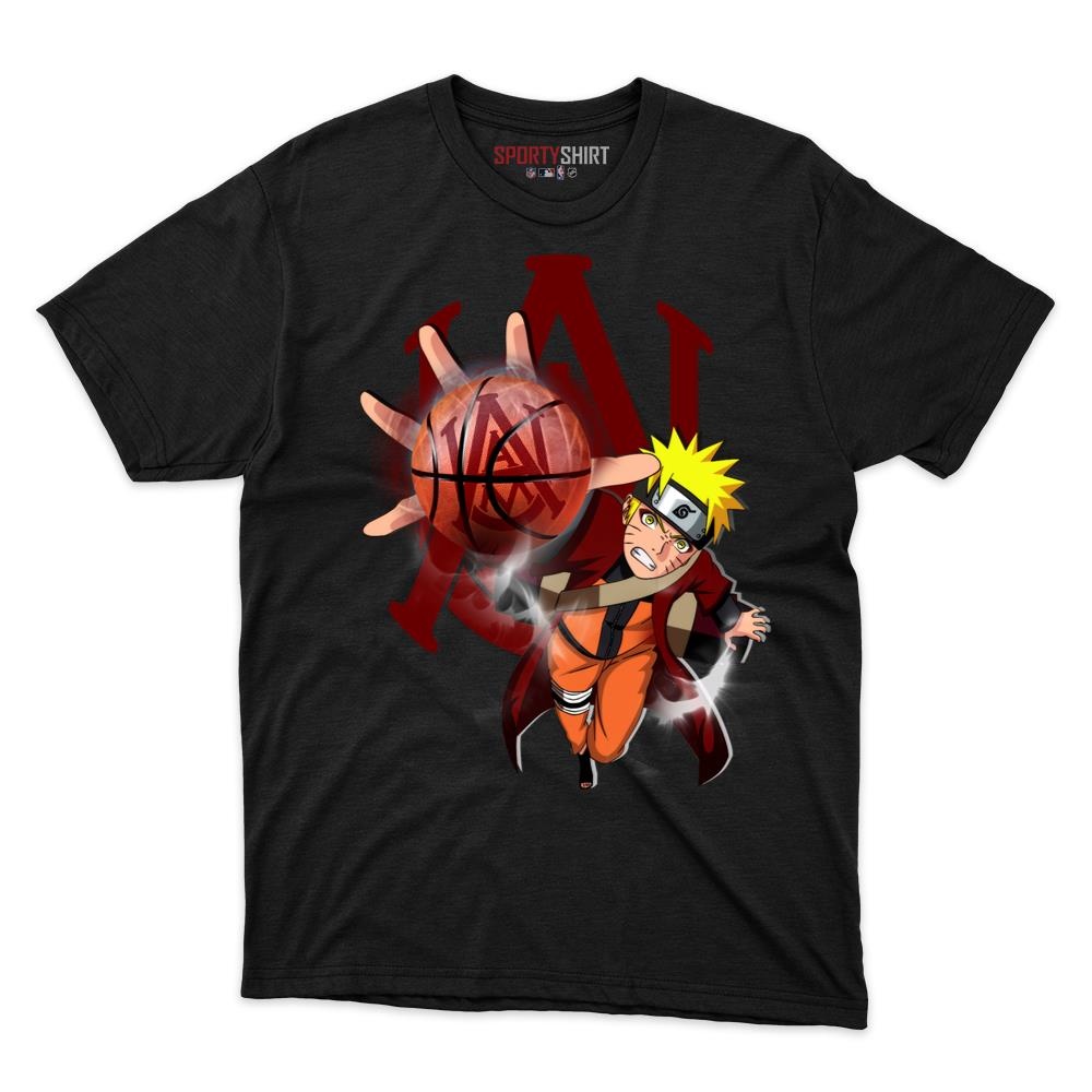 Alabama A&M Bulldogs Naruto Unisex Cotton Graphic Tee, Anime Ninja Crossover College Fan Game Day Shirt