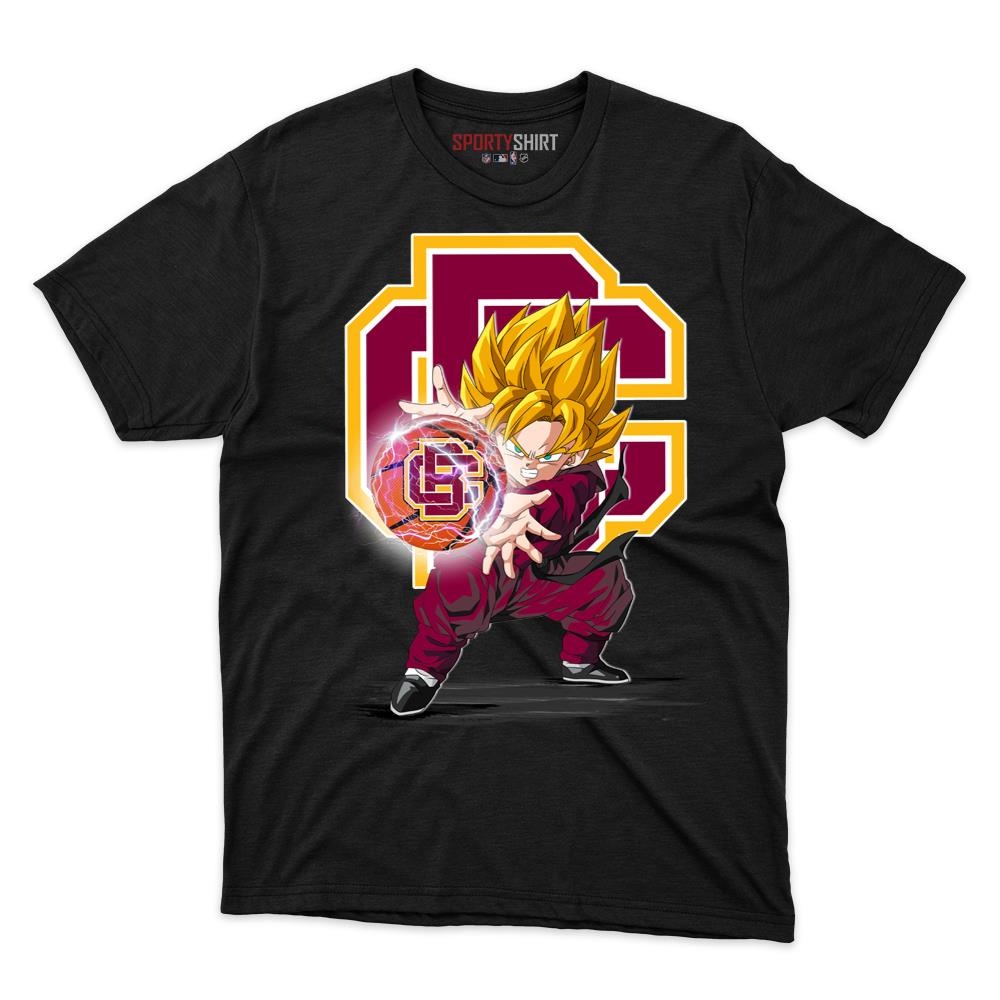 Bethune-Cookman Wildcats Goku Dragon Ball Z Unisex Cotton Graphic Tee, Super Saiyan Anime Shirt for Fans