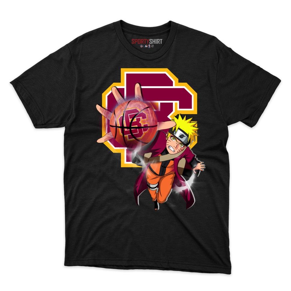 Bethune-Cookman Wildcats Naruto Ninja Unisex Cotton Graphic Tee, Konoha Anime Crossover Shirt, Game Day