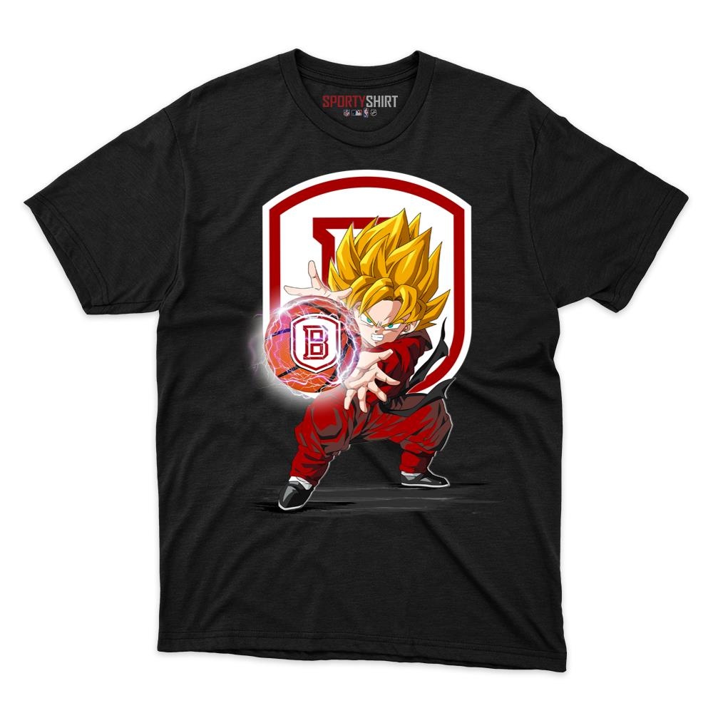 Bradley Braves Goku Dragon Ball Z Unisex Cotton Graphic Tee, Anime Crossover Fan Game Day Shirt