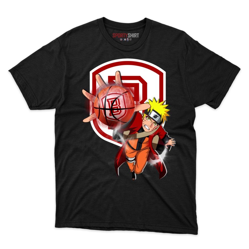 Bradley Braves Naruto Uzumaki Unisex Cotton Graphic Tee, Anime Ninja Crossover Fan Game Day Shirt